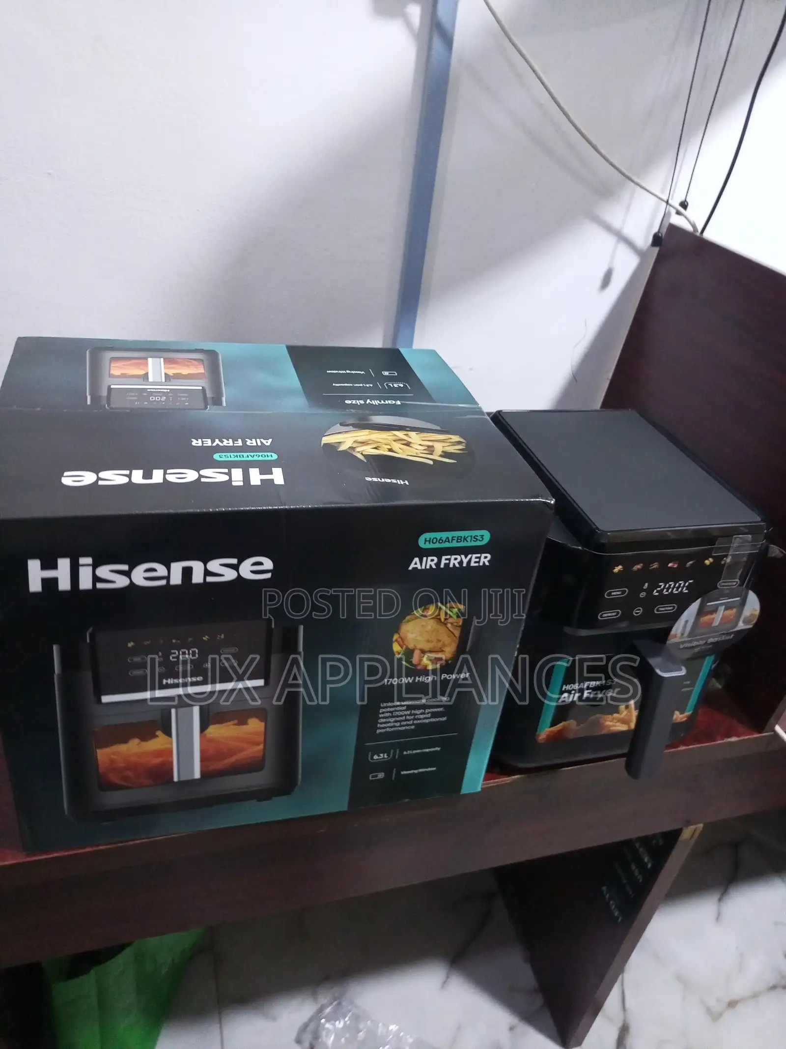 Hisense Large Capacity 6.3l Air Fryer