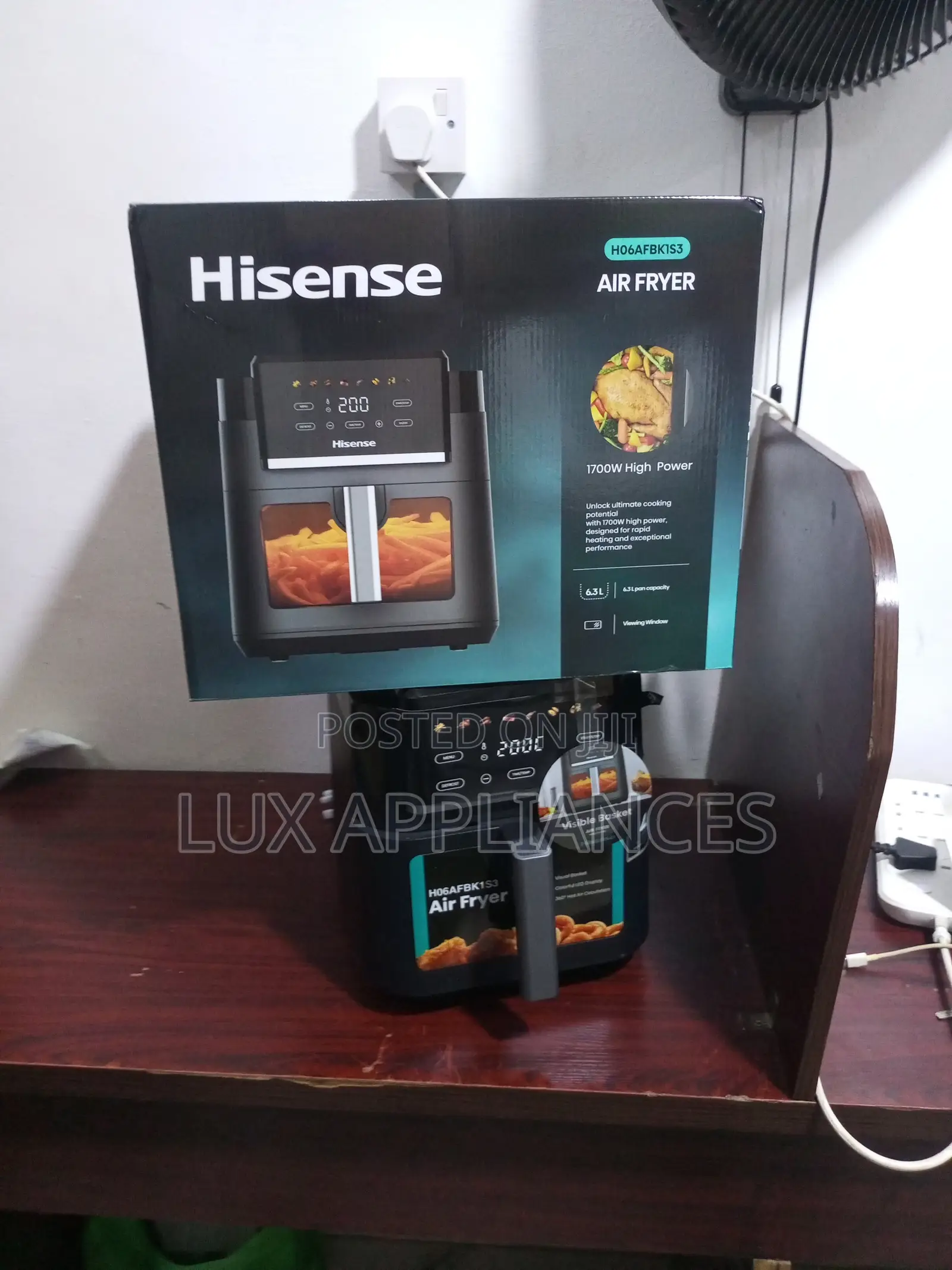 Hisense Large Capacity 6.3l Air Fryer