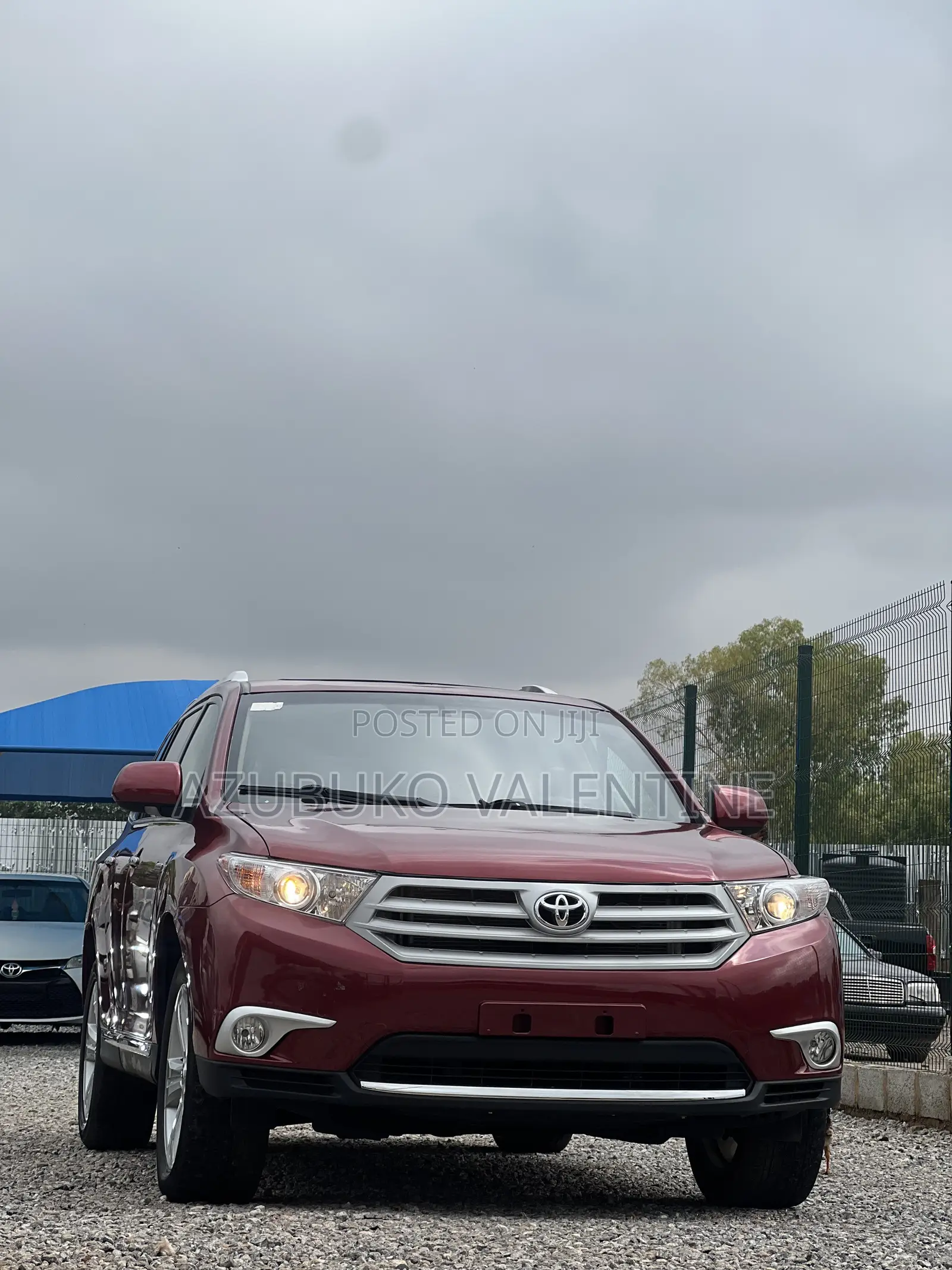 Toyota Highlander V6 2009 Red