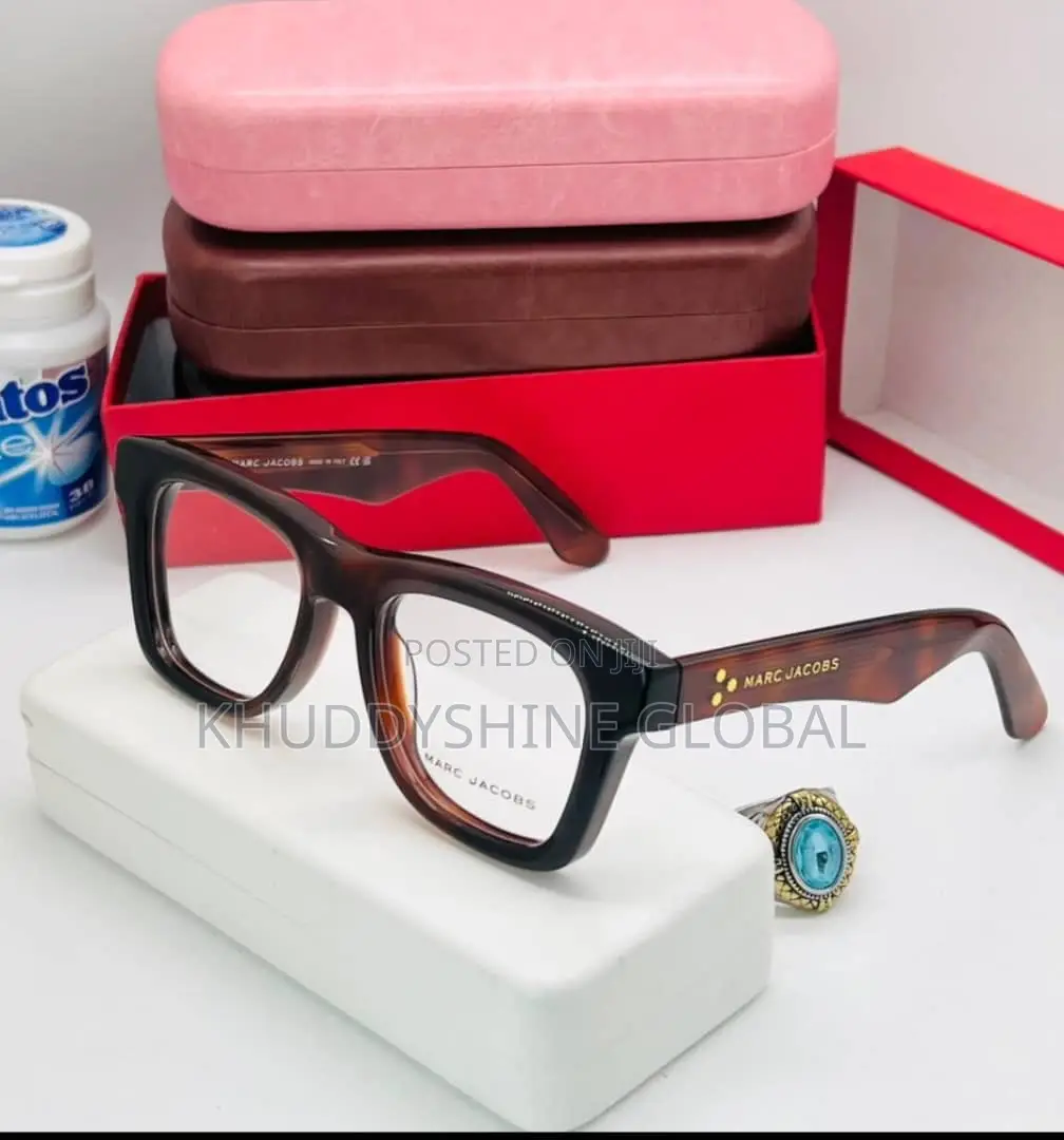 Marc Jacobs Eyeglasses Featuring a Distinctive Blue and Purple