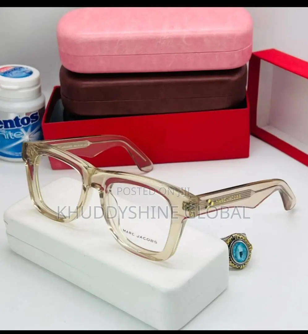 Marc Jacobs Eyeglasses Featuring a Distinctive Blue and Purple