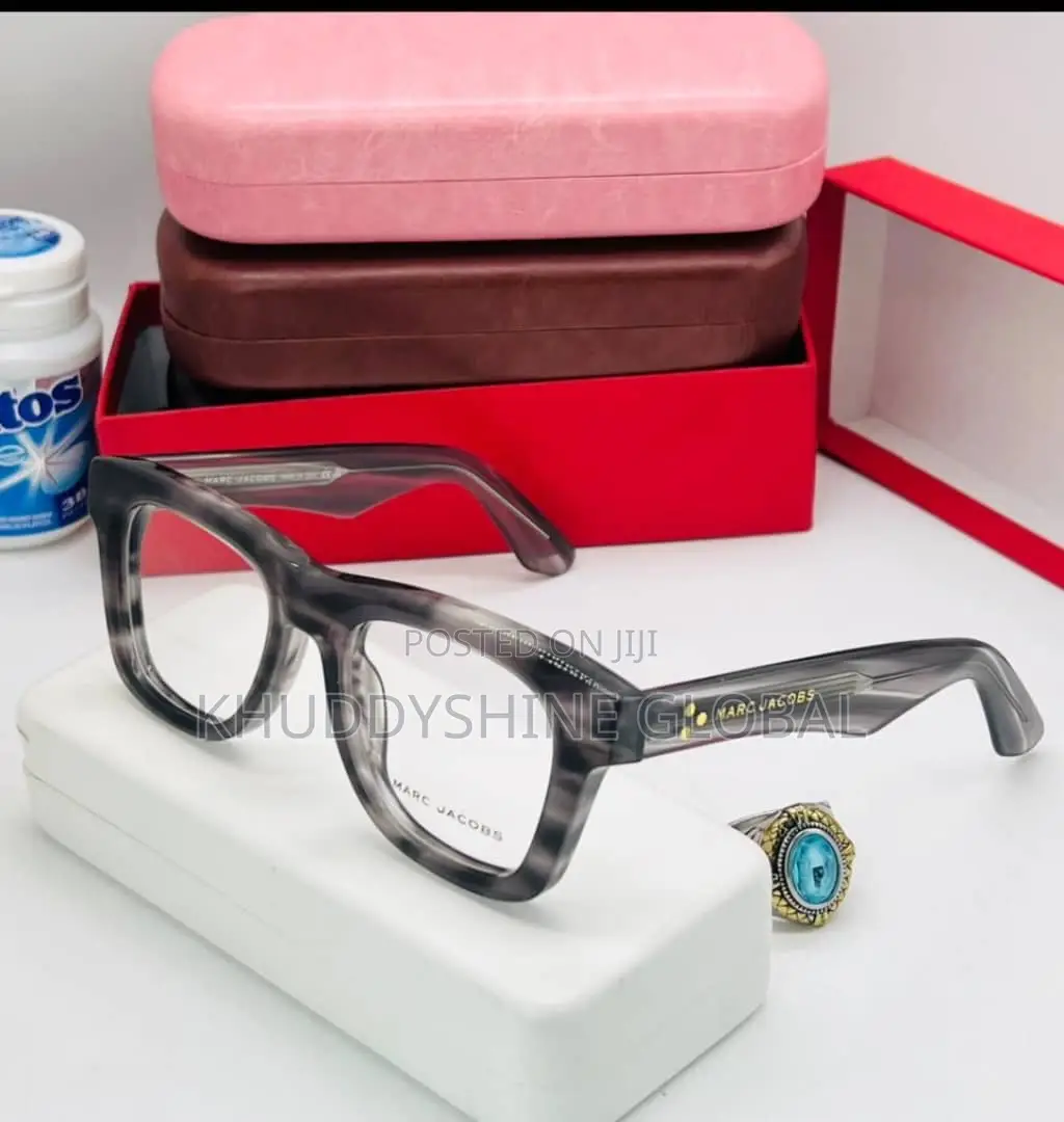 Marc Jacobs Eyeglasses Featuring a Distinctive Blue and Purple