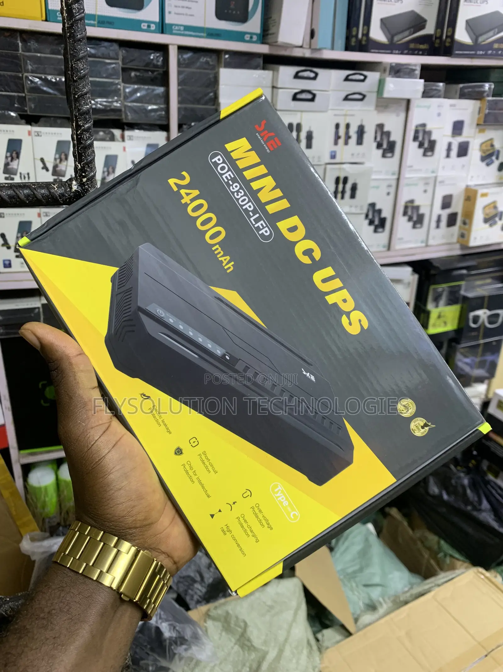 Ske Poe-930p-LFP Mini Dc Ups 24,000mah Router Power Bank