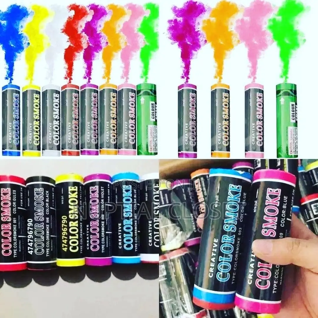 Gender Reveal Smoke Bomb and Confetti