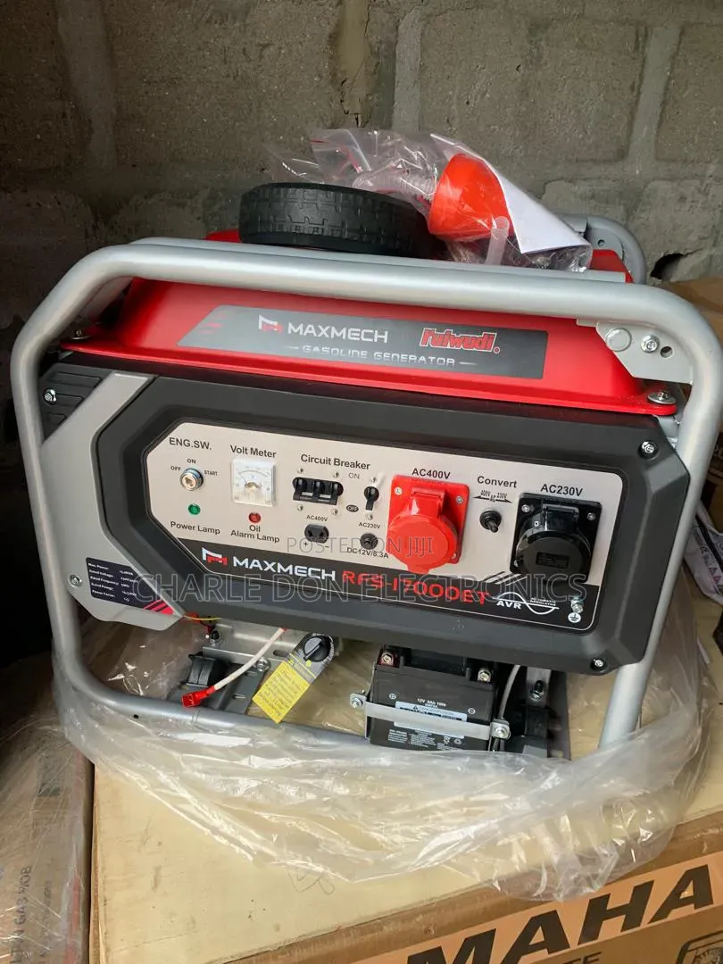 Fuel-Efficient 15kva Maxmech Three-Phase Generator for Everyday Use