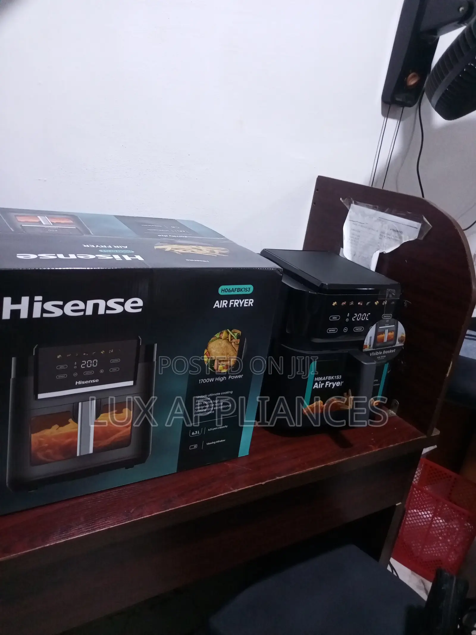 Hisense Digital 6.3l Oil-Free Air Fryer