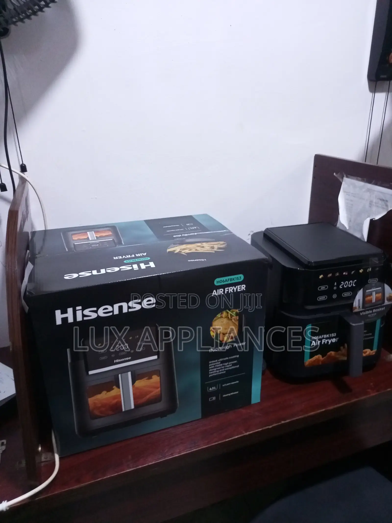 Hisense 6.3l Air Fryer – Black