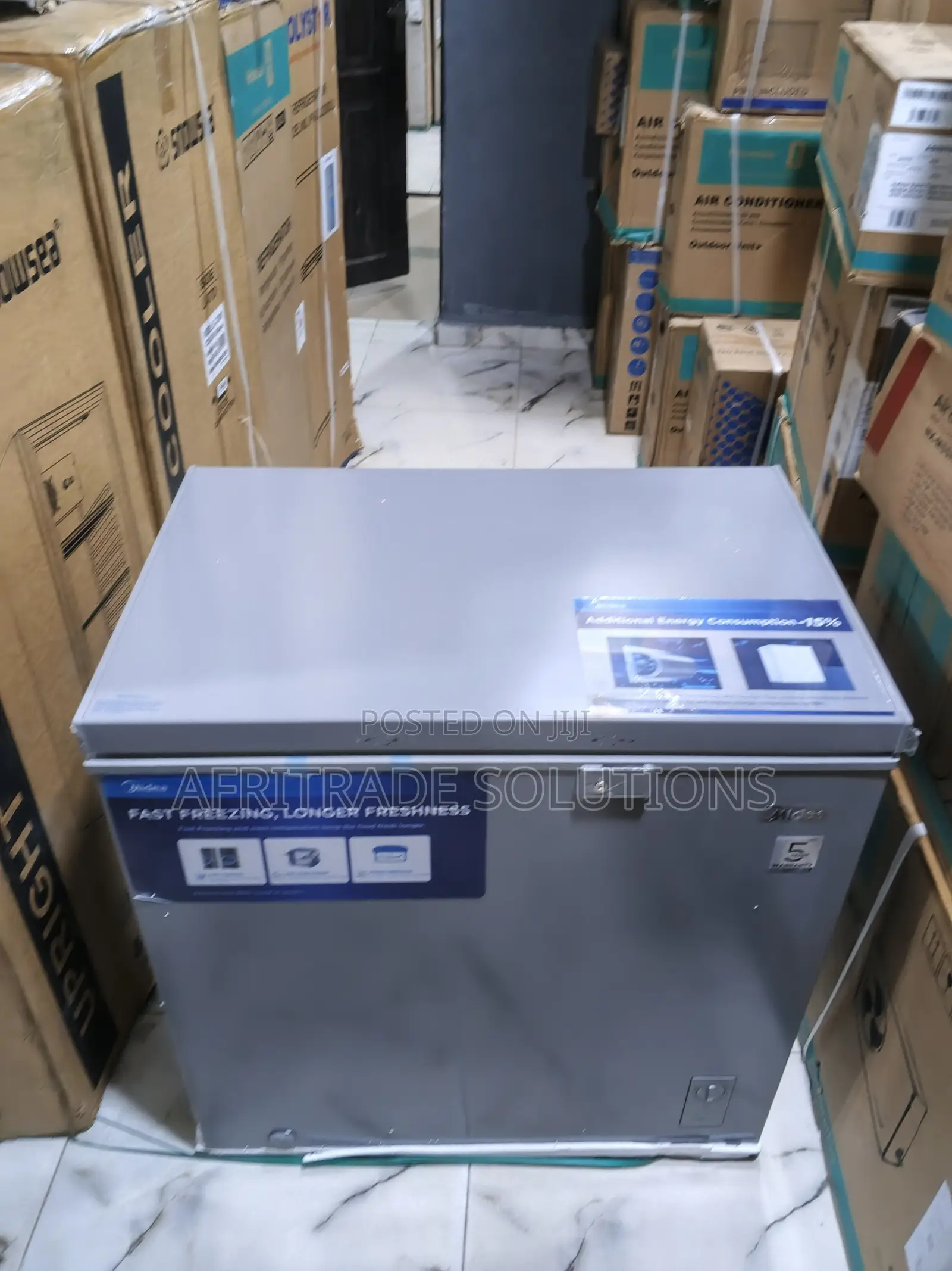 Midea 198l Freezer for Meat, Fish Frozen Foods