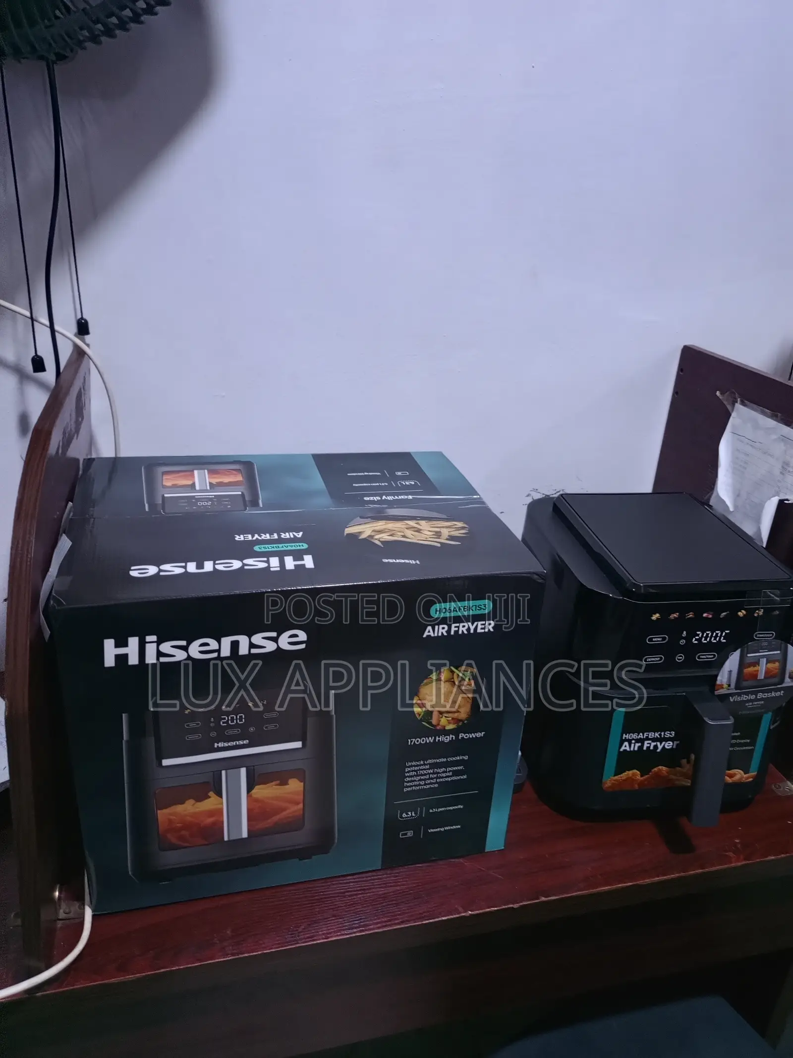 Hisense 6.3l Air Fryer With Overheat Protection