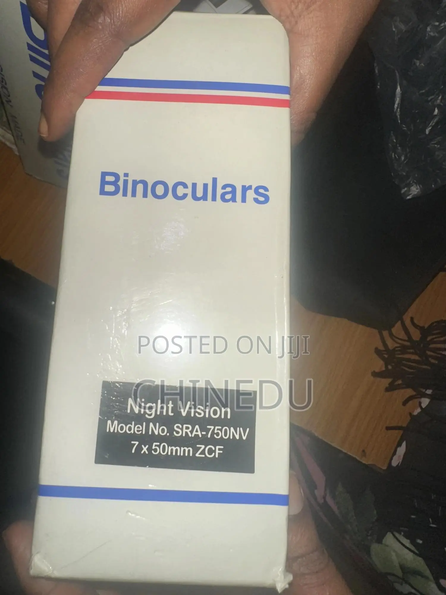 Standard Optical Binoculars — The “Daylight” Kind, Not Night Vision.