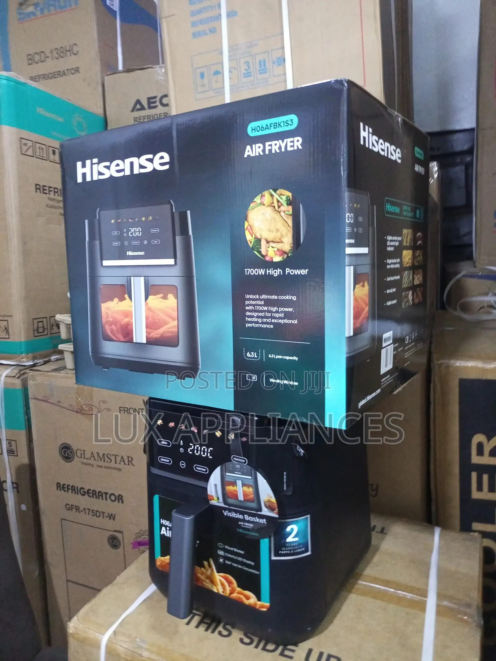 Hisense Air Fryer With Large Basket – 6.3l