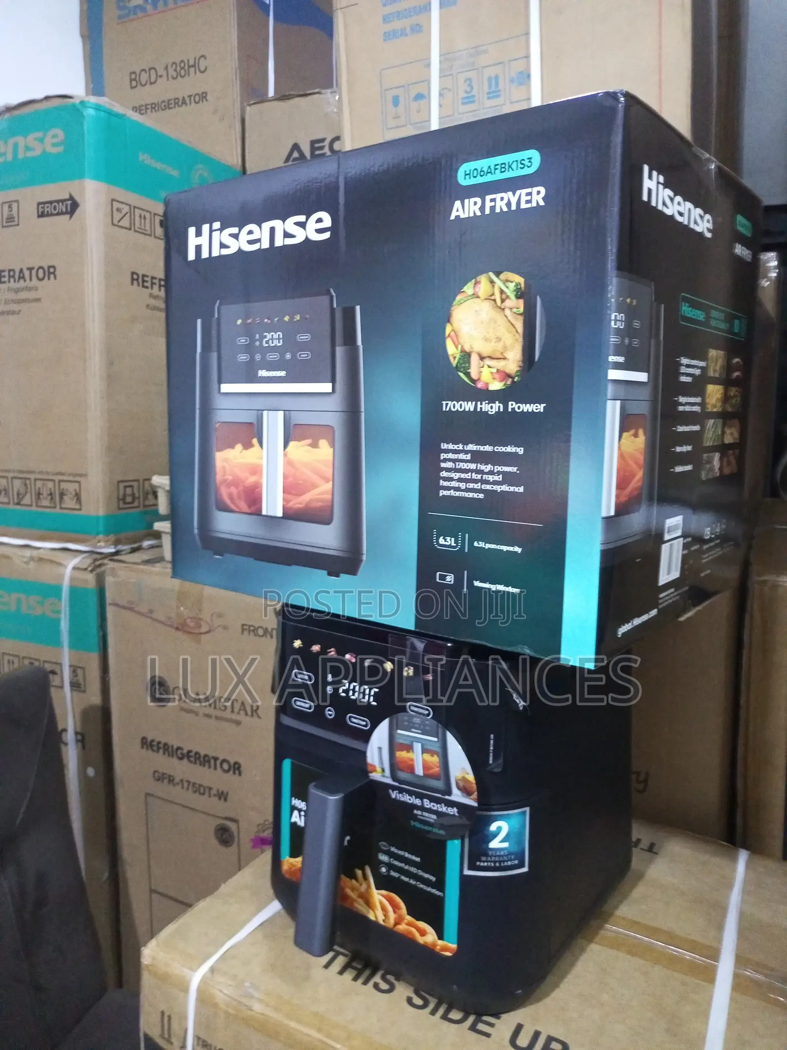 Hisense Air Fryer With Adjustable Heat – 6.3l