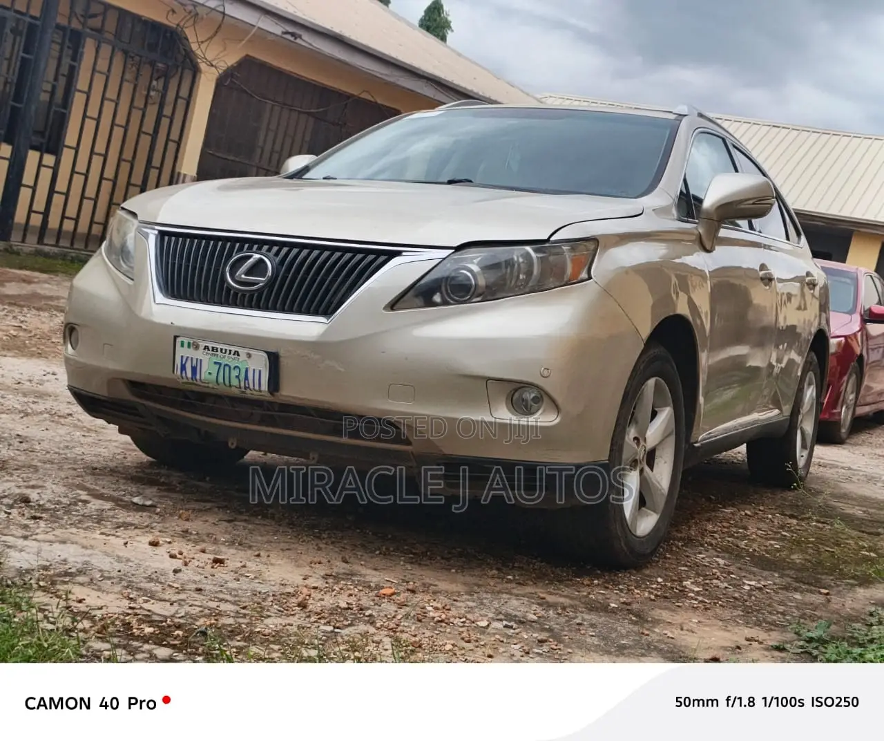 Lexus RX 350 FWD 2012 Gold