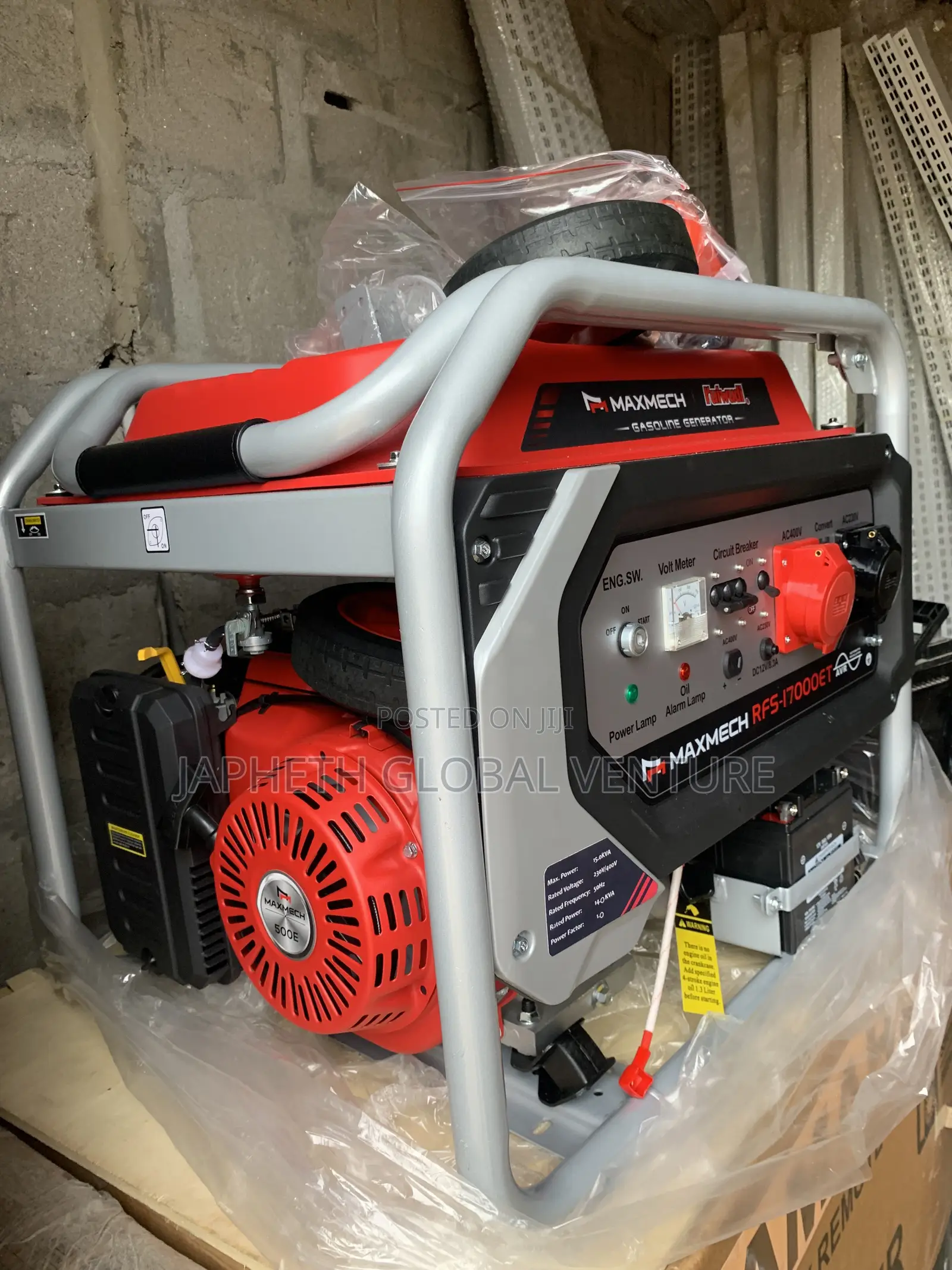 Maxmech 15kva Electric Start Generator – High Performance