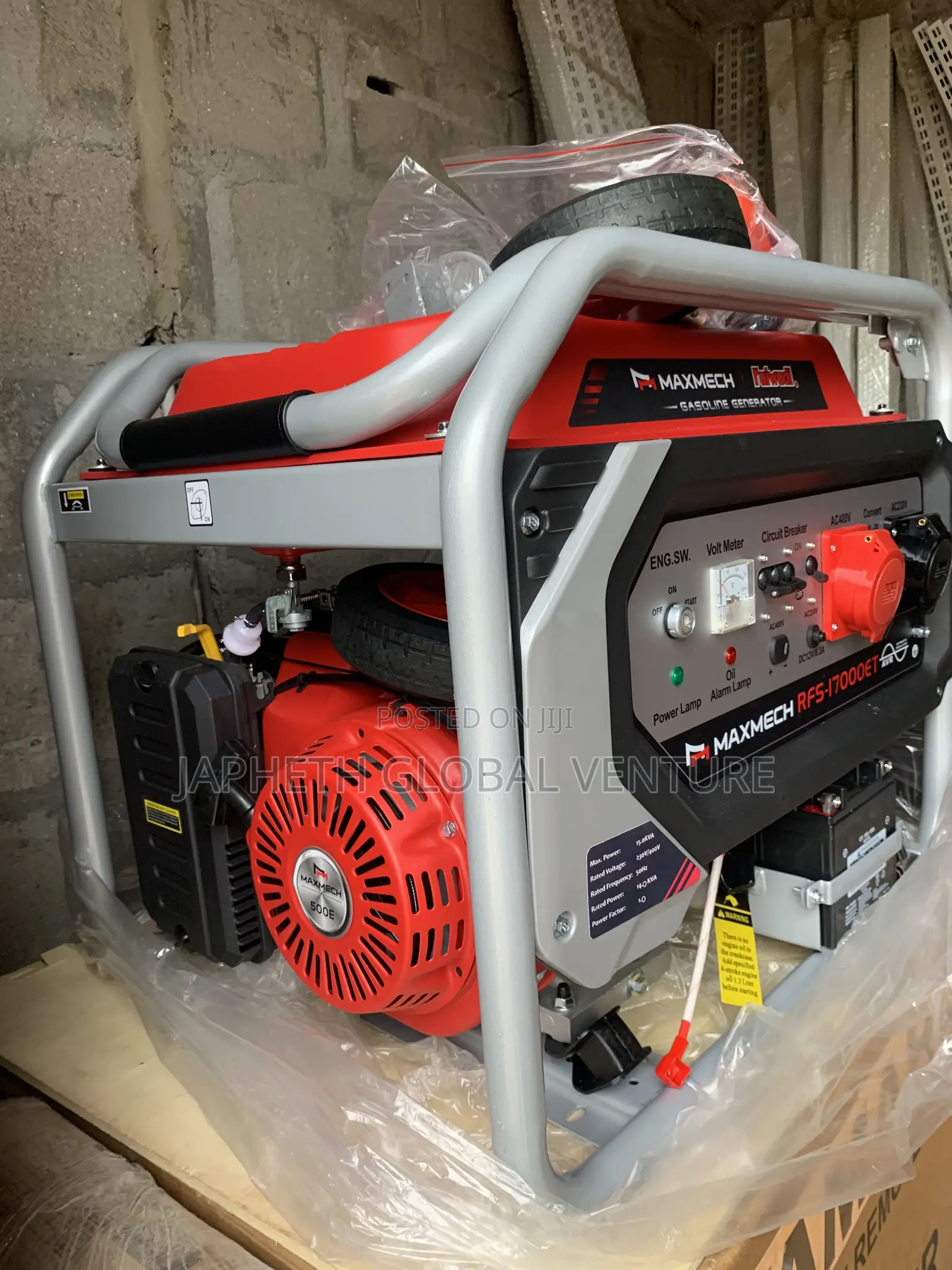 Heavy-Duty Maxmech Three-Phase Generator for Commercial Use