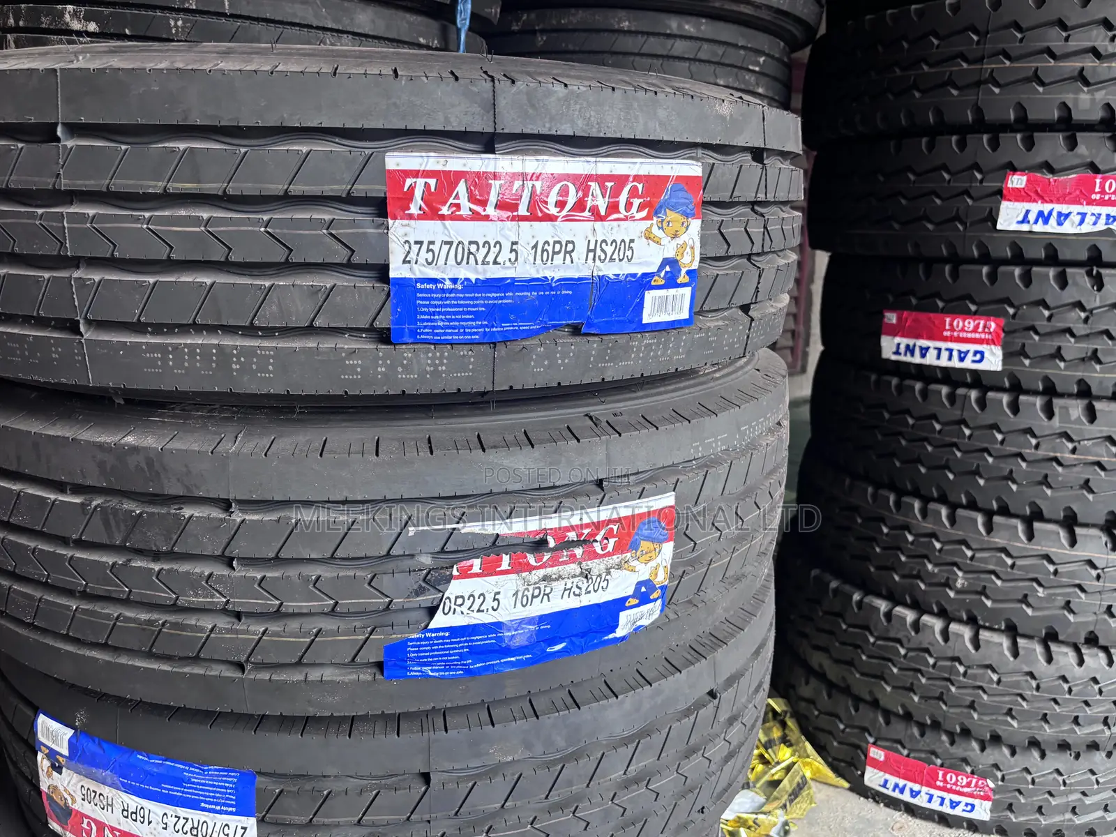 Brand New 275/70r22.5 Taitong Tyre Available