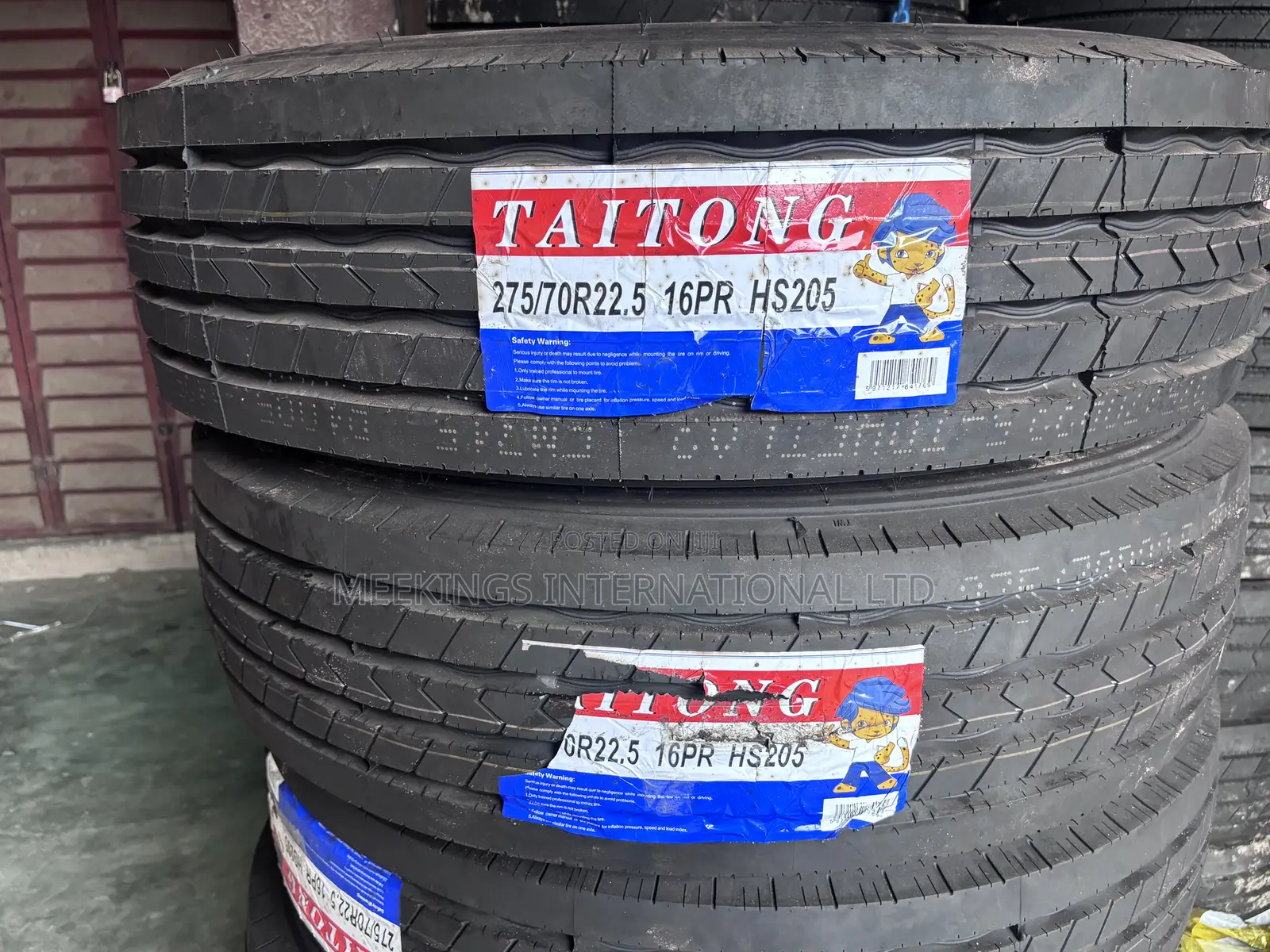 Brand New 275/70r22.5 Taitong Tyre Available