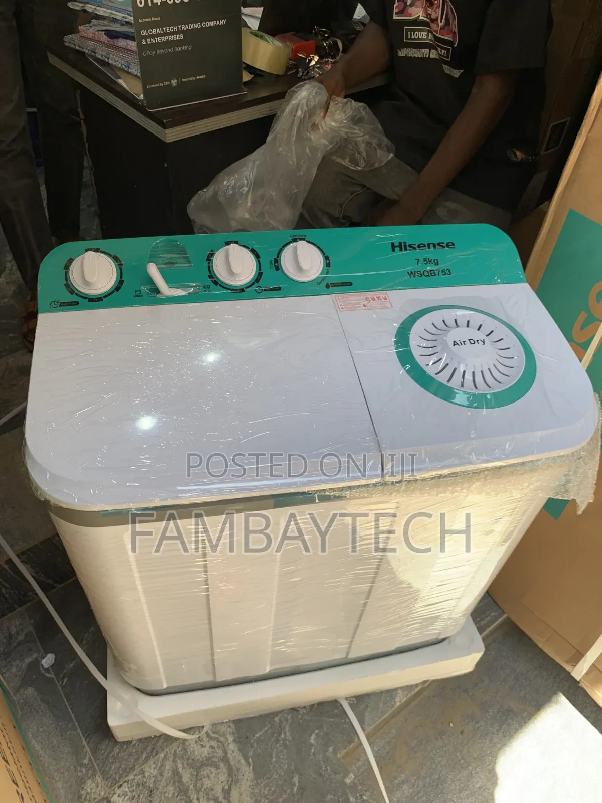 Hisense 7.5kg Top Load Washing Machine – Powerful Cleaning Performance
