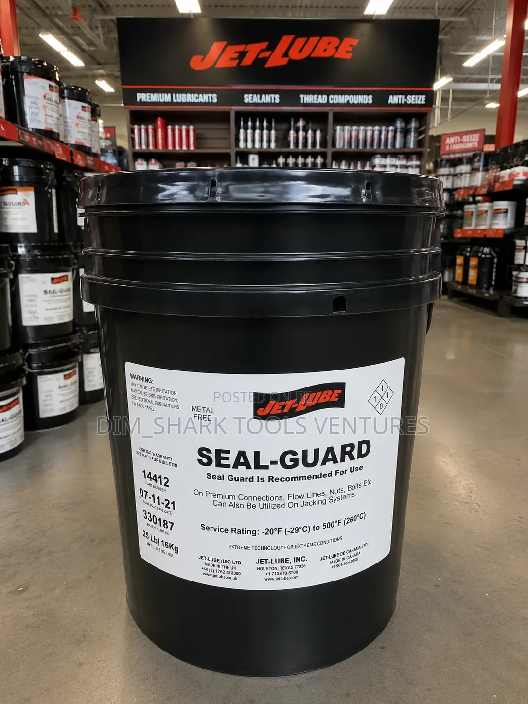 35 Lb Bucket of Jet-Lube Seal-Guard