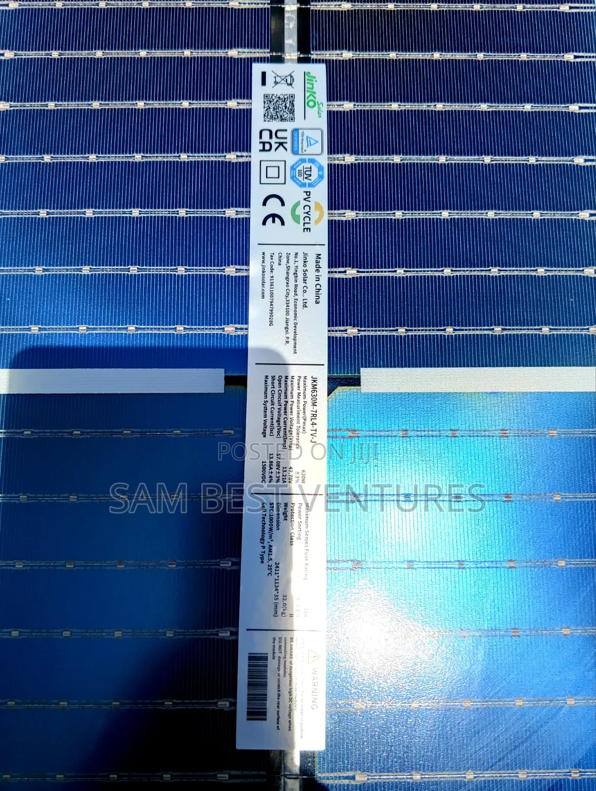 Original 630w Jinko Solar Panels Mono