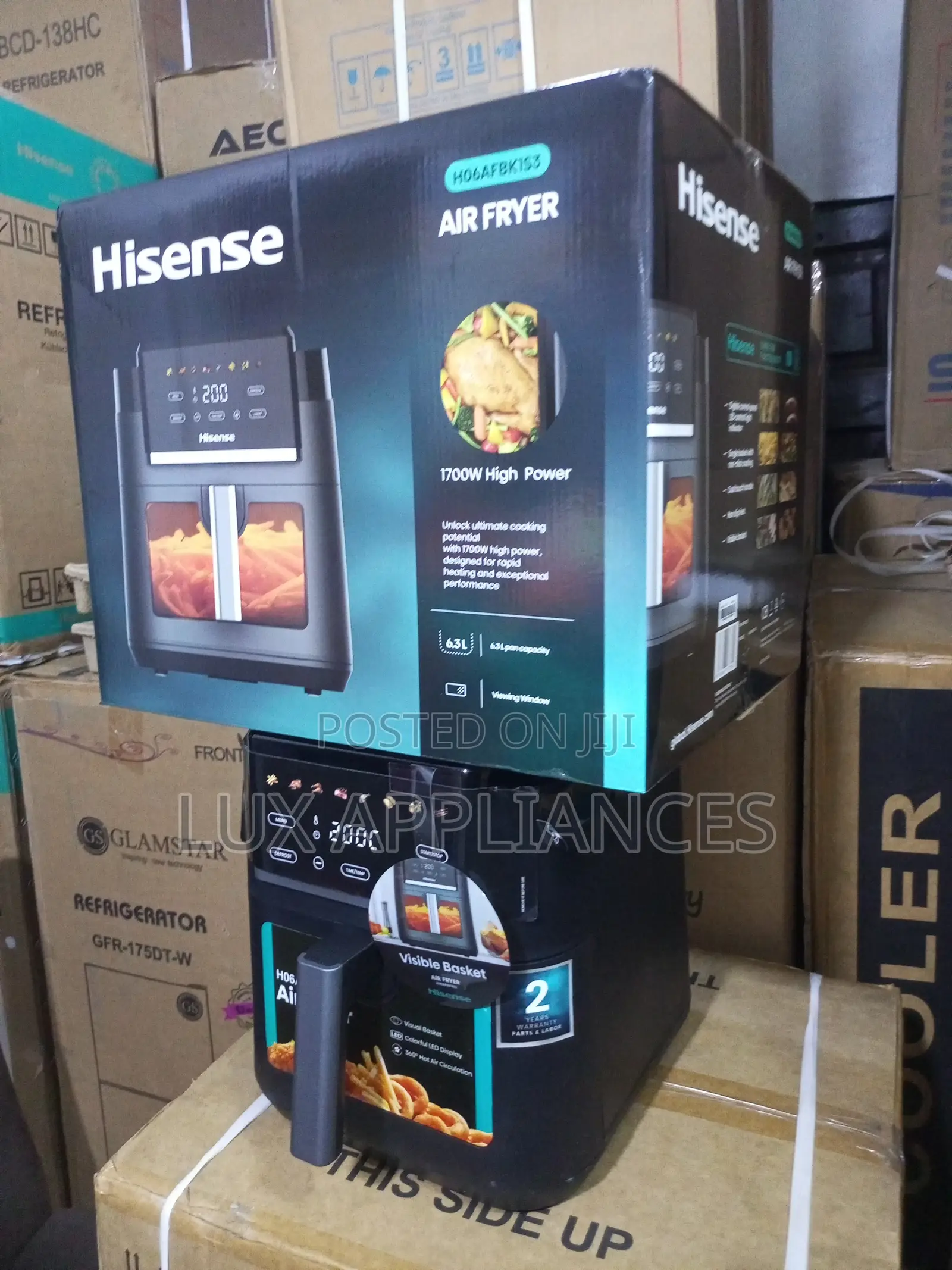 Hisense 6.3l Air Fryer With Smart Cooking Presets