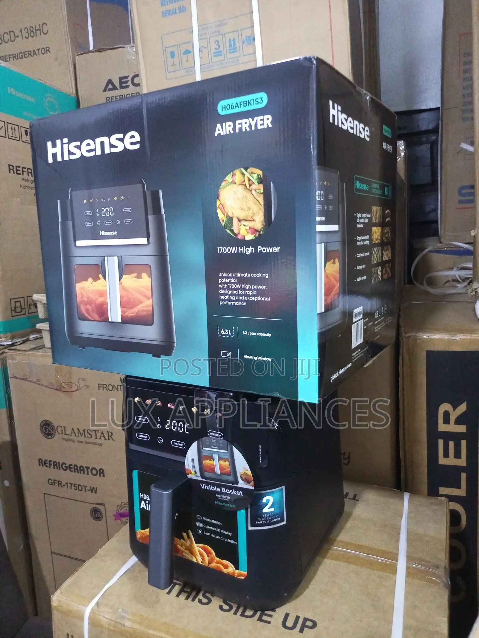 Hisense 6.3l Air Fryer With Non-Stick Drawer