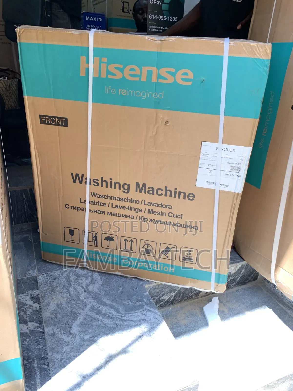 Hisense 7.5kg Automatic Washer – Gentle on Clothes, Tough on Dirt