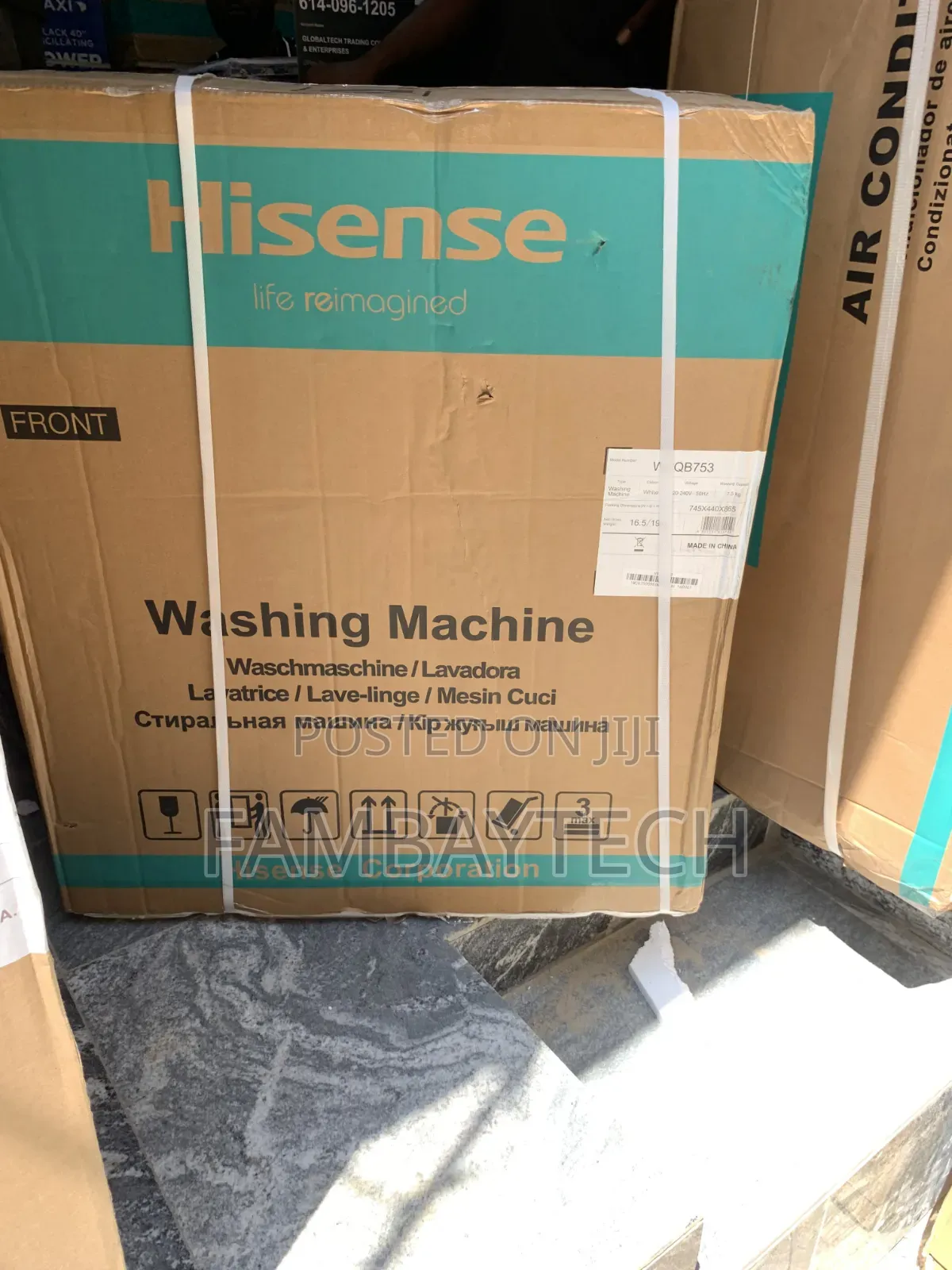 Hisense 7.5kg Washing Machine – Powerful Performance You Can Trust