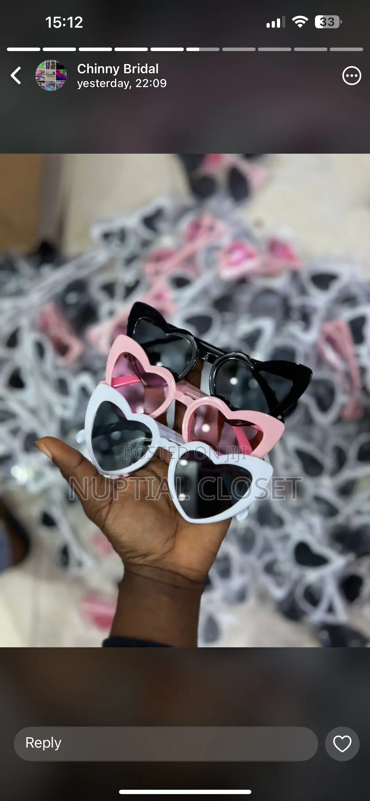 12 Pieces of Love Shaped Party Glasses
