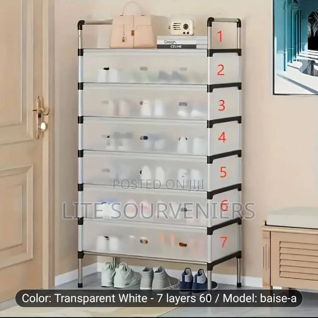 Dustproff 7layer Shoe Rack