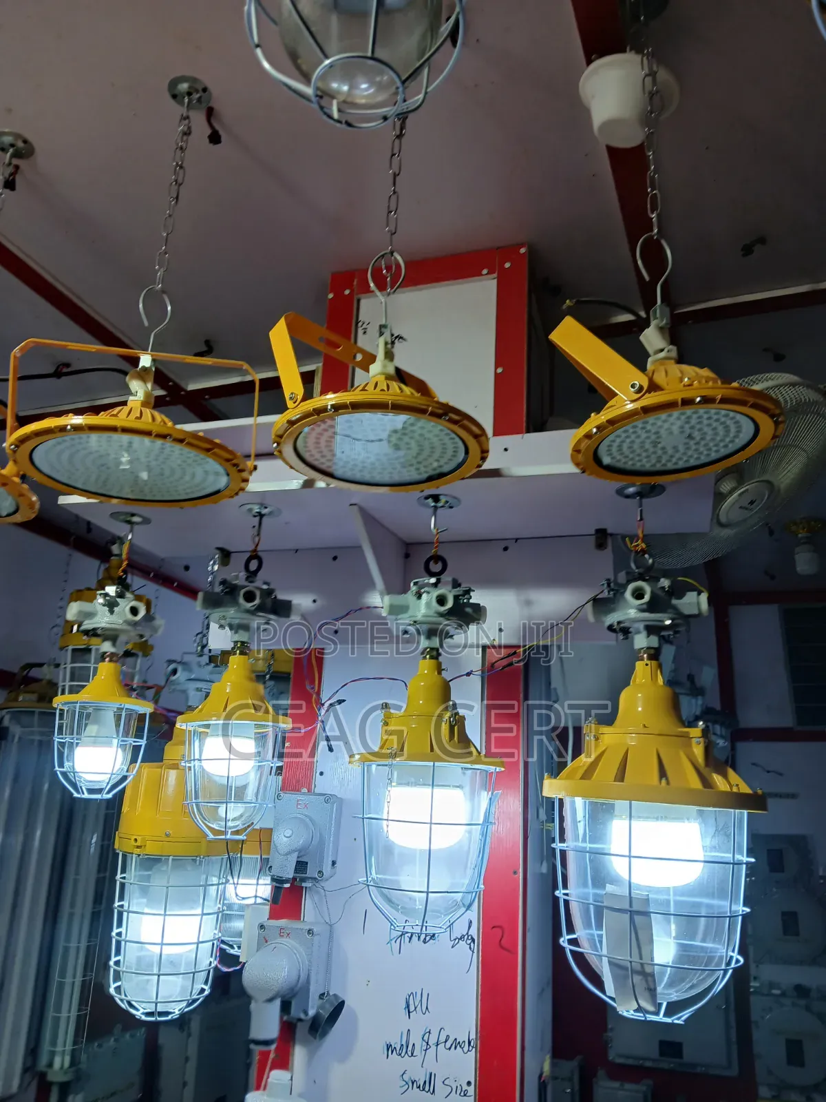 Explosion Proof Atex Dropping Light With 4 Eye Junction
