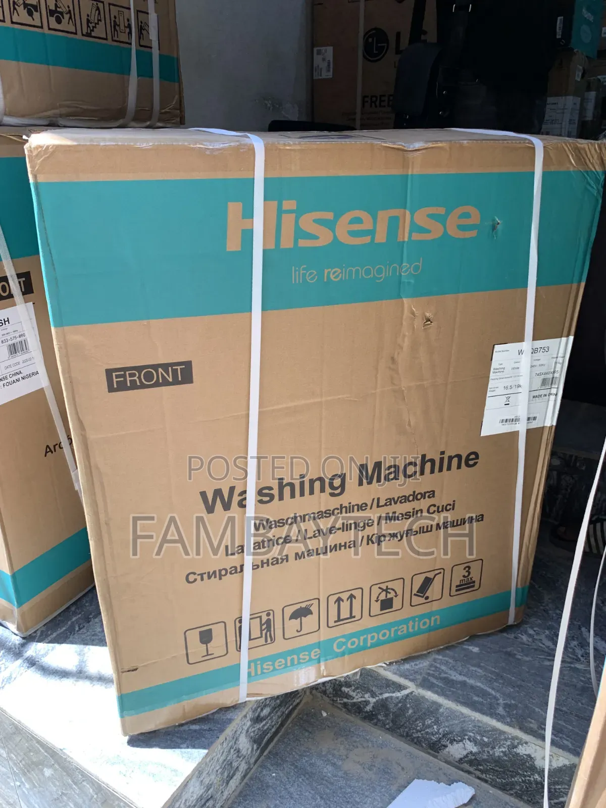 Hisense 7.5kg Washing Machine – Strong, Durable Convenient