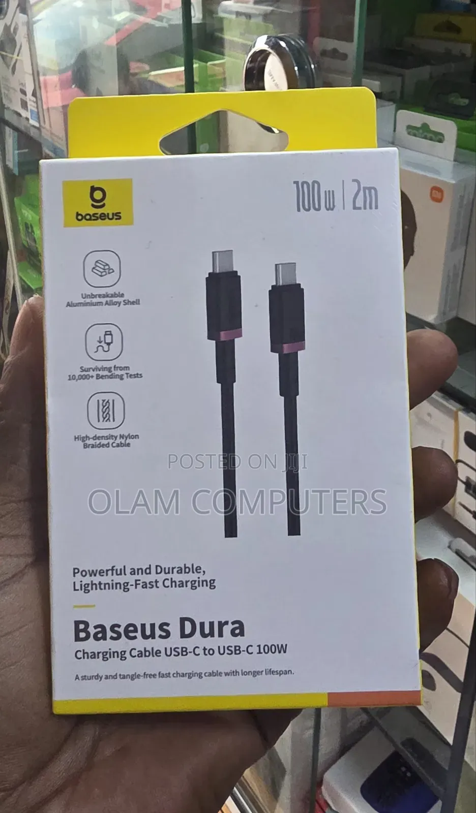 Baseus Dura Charging Cable 100w 2m