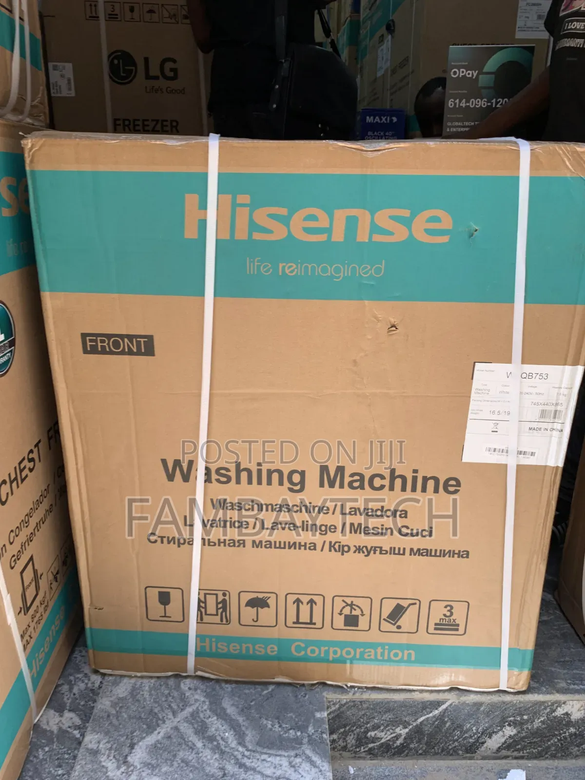 Hisense 7.5kg Washer – Dependable Cleaning for Every Wash