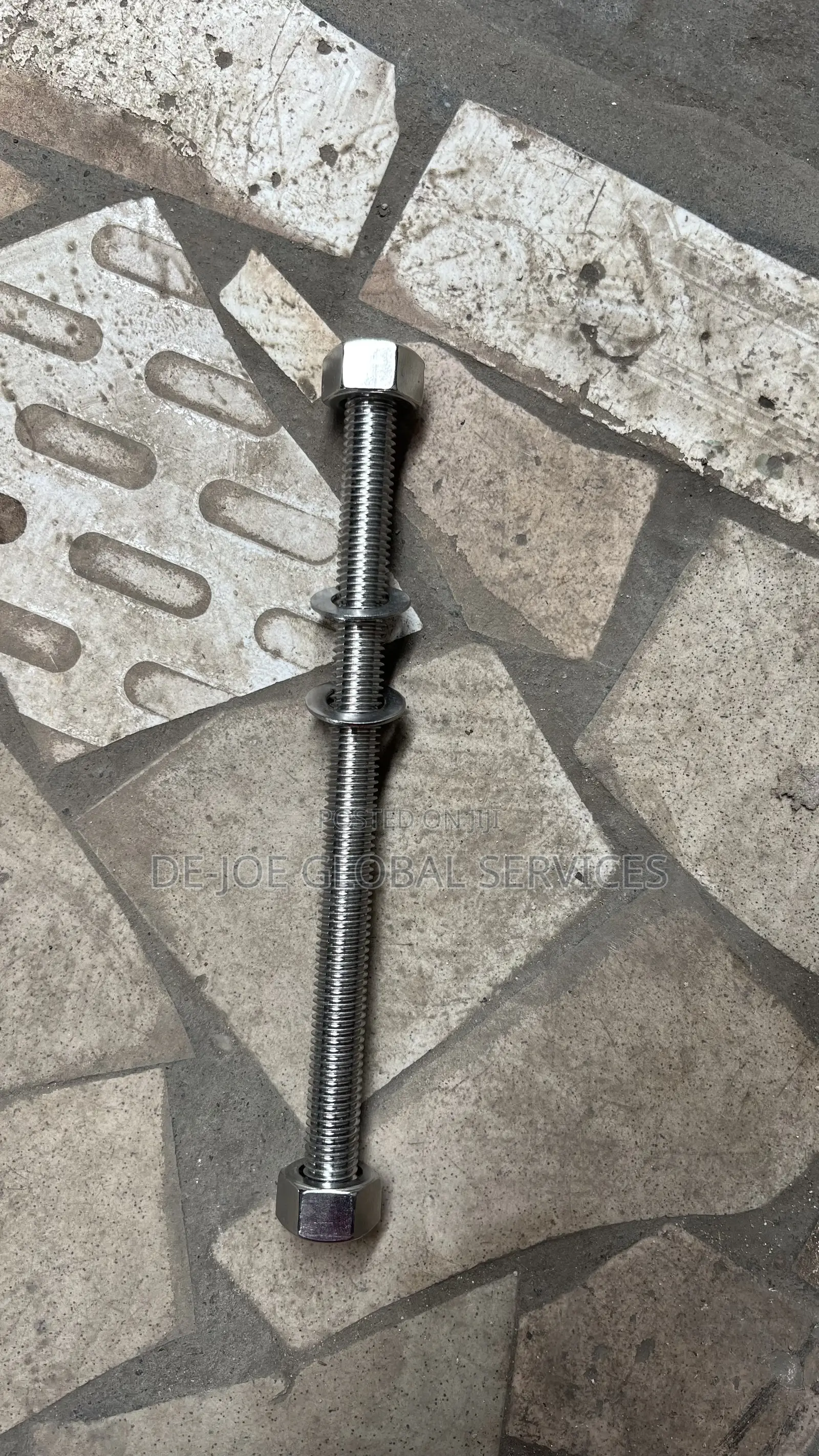 Stainless Steel Stud Bolts and Nut 5/8 X 250mm