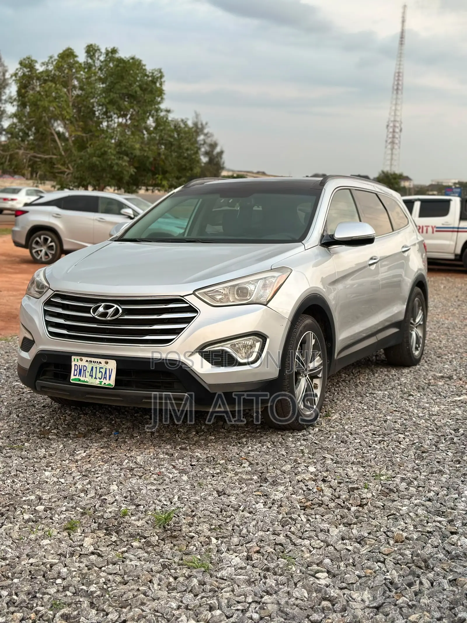 Hyundai Santa Fe Limited 4dr SUV AWD (3.3L 6cyl 6A) 2015 Gray