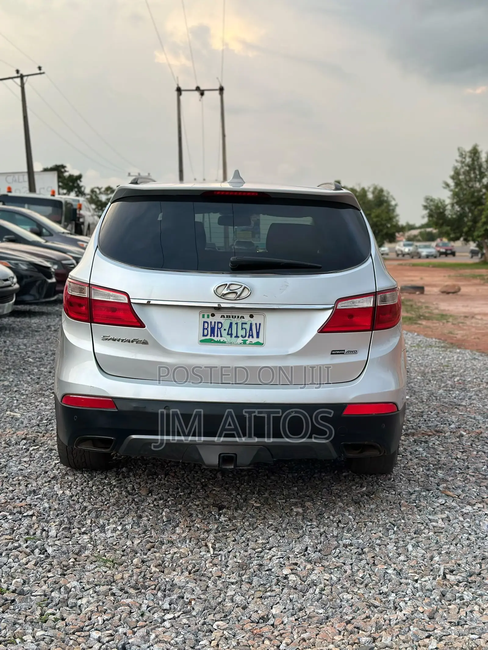 Hyundai Santa Fe Limited 4dr SUV AWD (3.3L 6cyl 6A) 2015 Gray