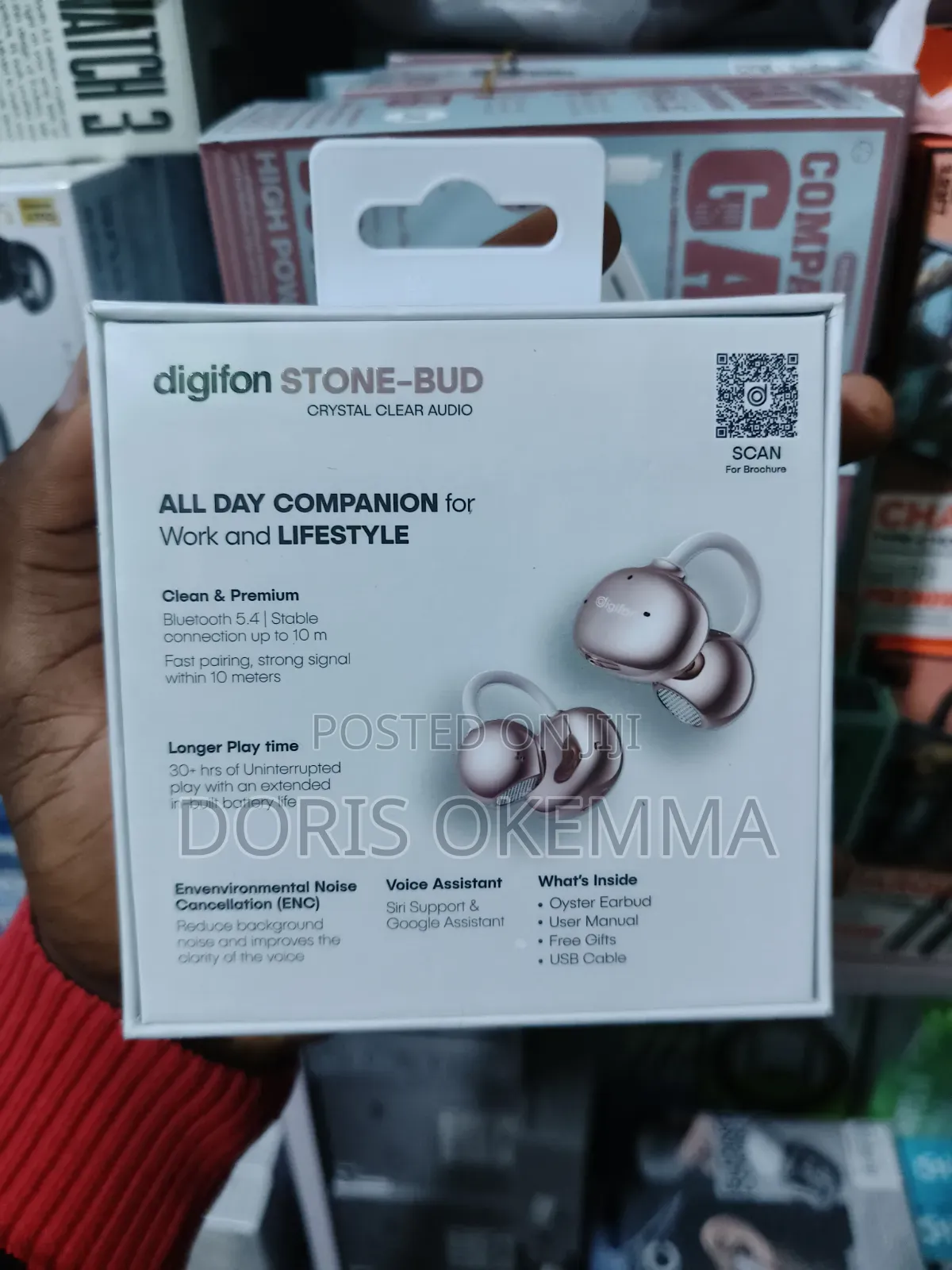 Digifon Stone Bud (Clip-on Ear Buds)