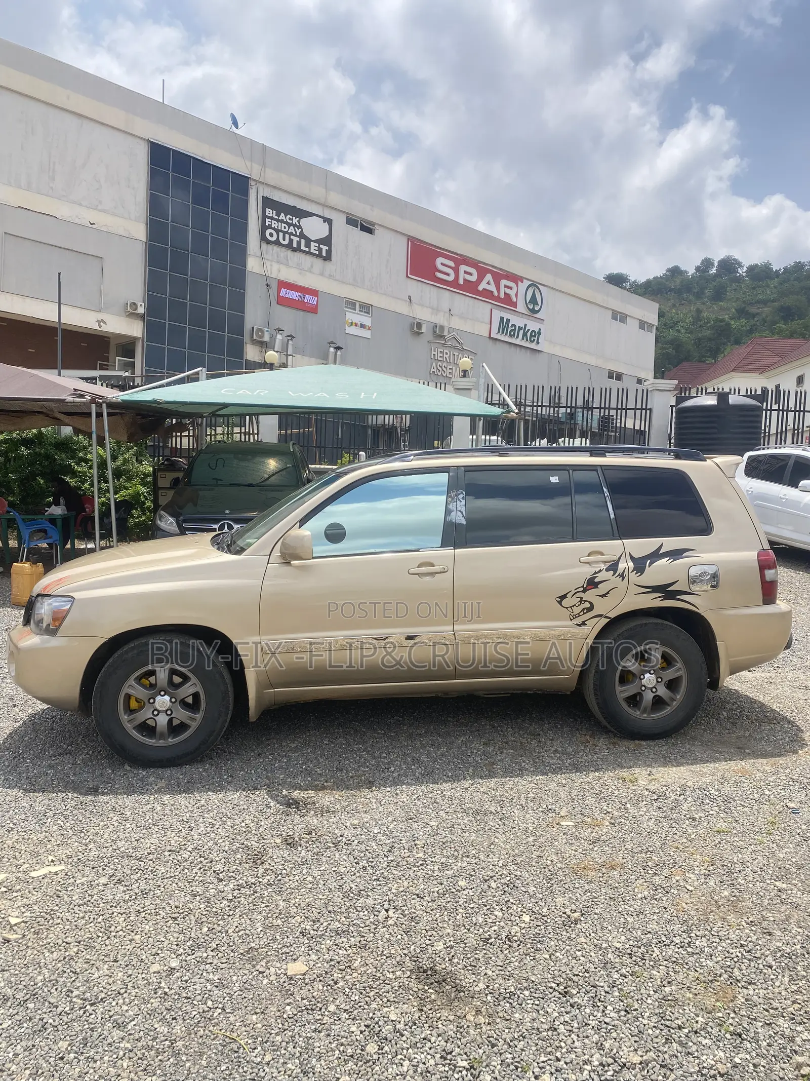 Toyota Highlander 2007 Gold
