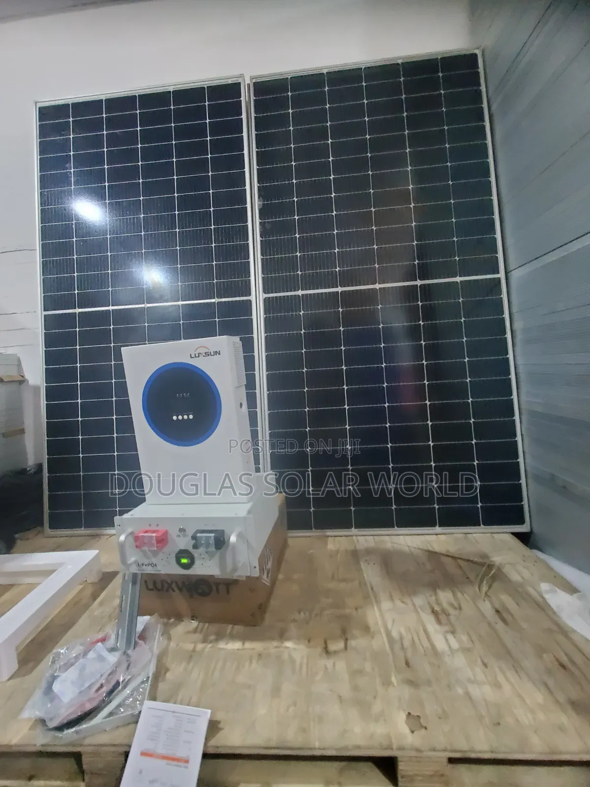 Complete Inverter Setup 4.2kw/3kwh All-in-One 2unit 650w Solar Panel