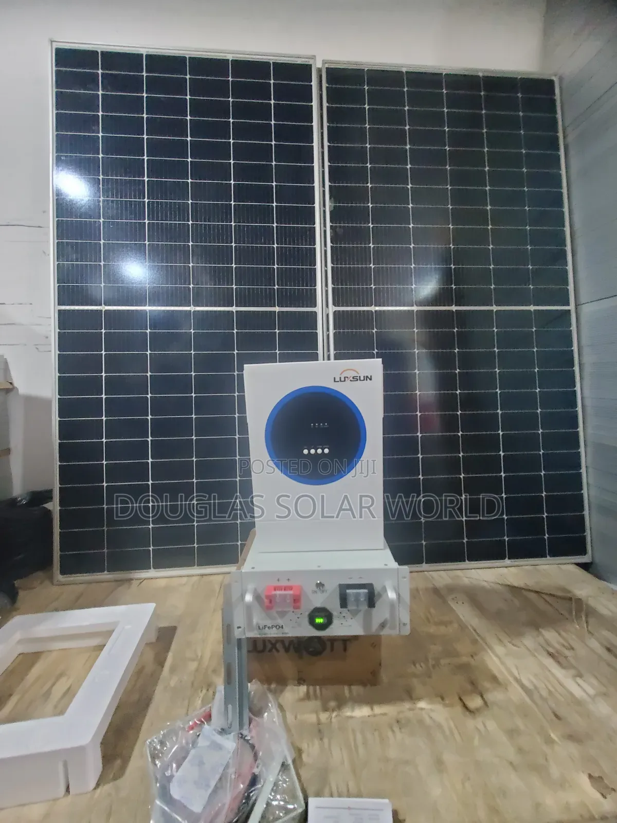 Complete Inverter Setup 4.2kw/3kwh All-in-One 2unit 650w Solar Panel