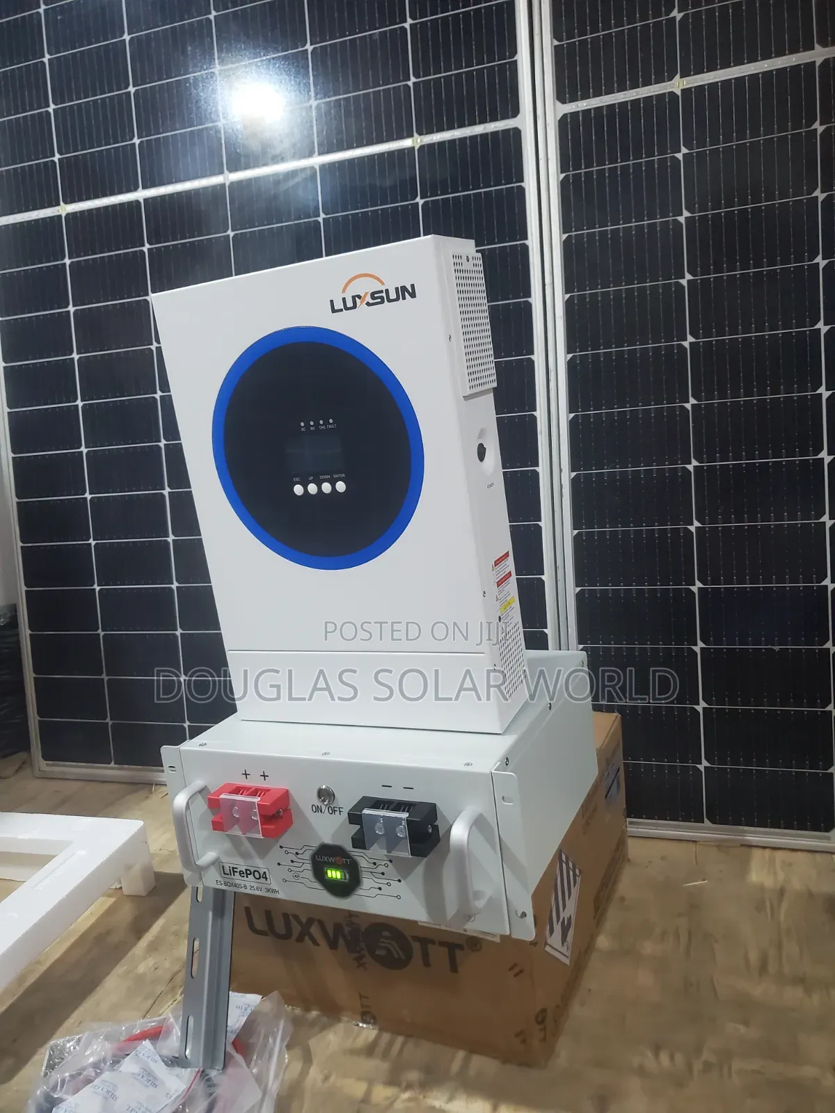 Lux 4.2kva Inverter/3kwh Lithium Battery Complete Inverter Setup