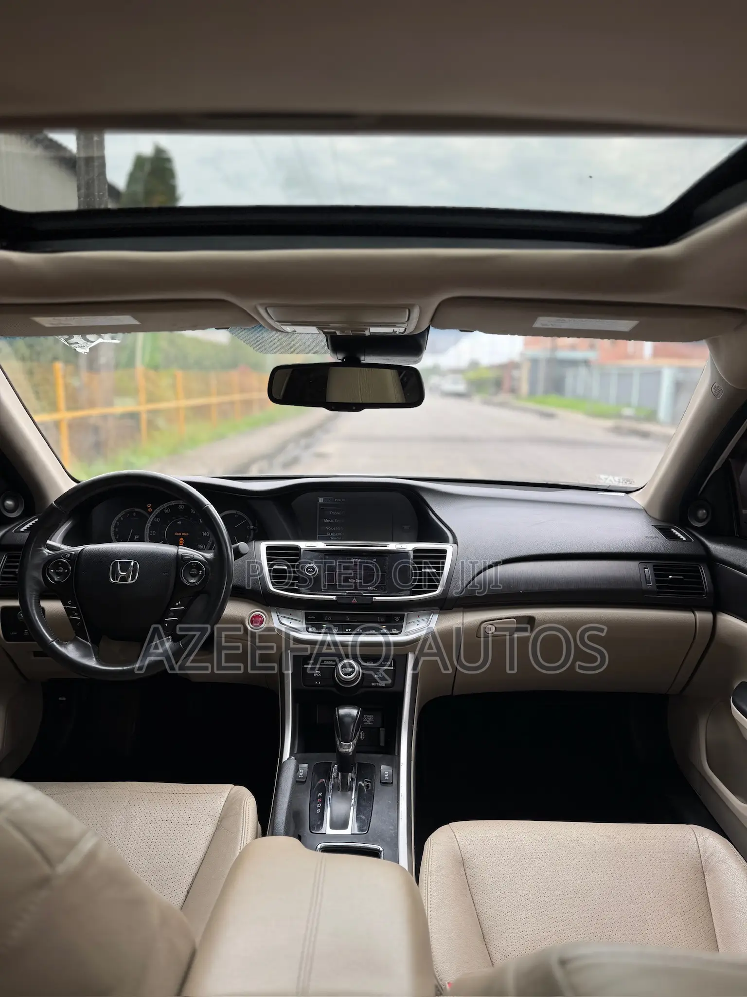 Honda Accord Touring V-6 4dr Sedan (3.5L 6cyl 6A) 2014 White