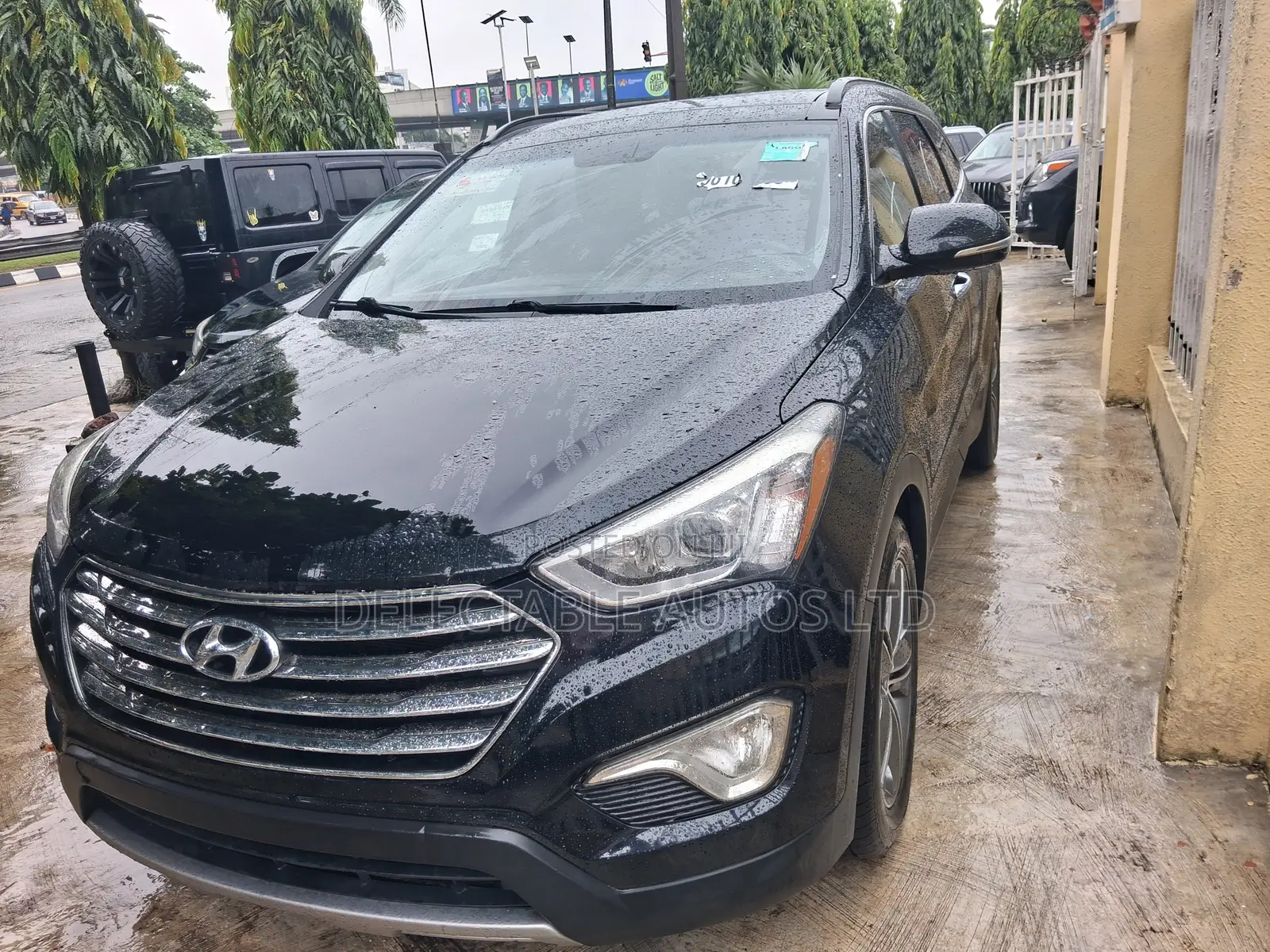 Hyundai Santa Fe Limited 4dr SUV AWD (3.3L 6cyl 6A) 2015 Black