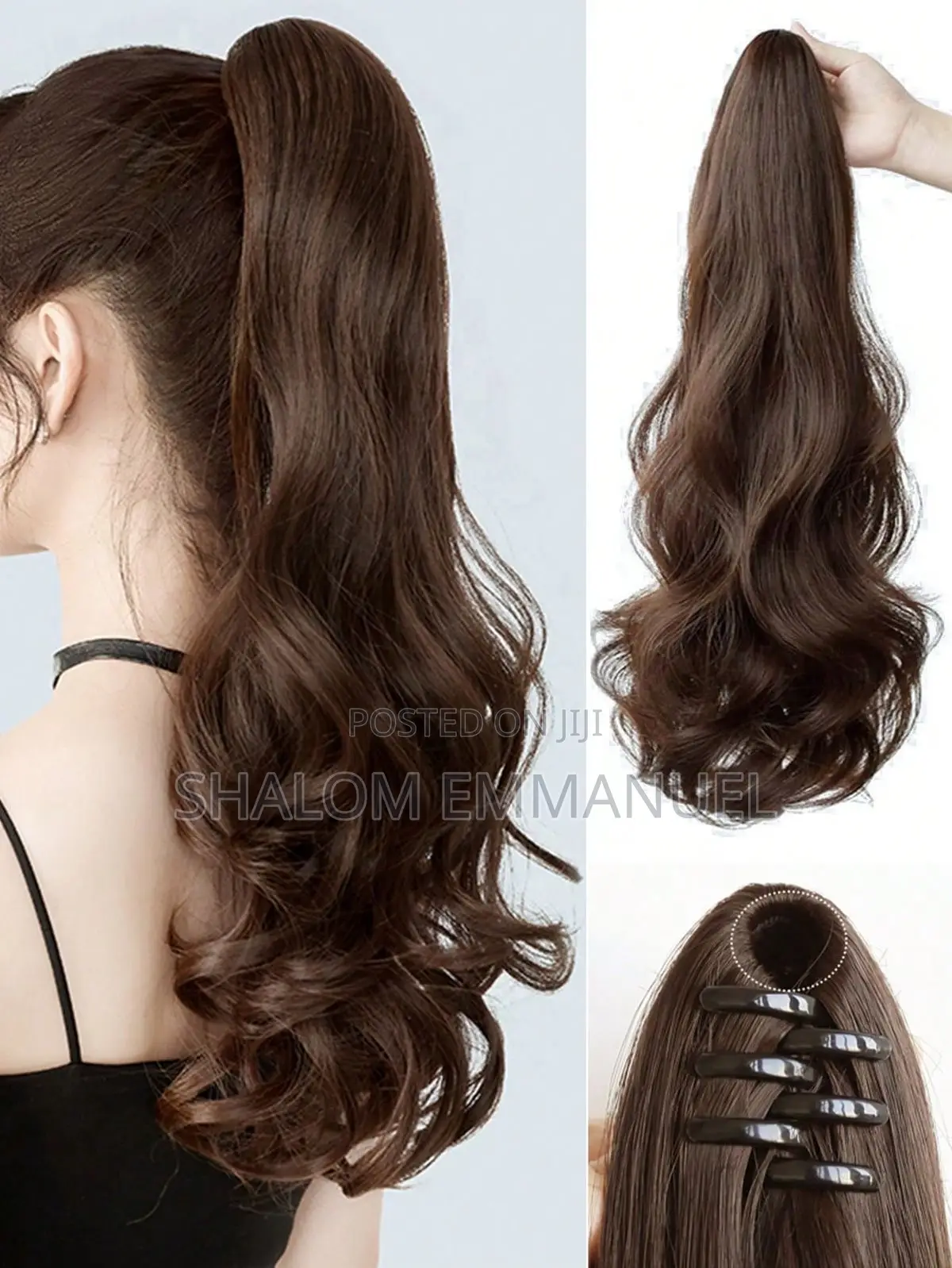 Luxury Ponytail Claw Clip Extension