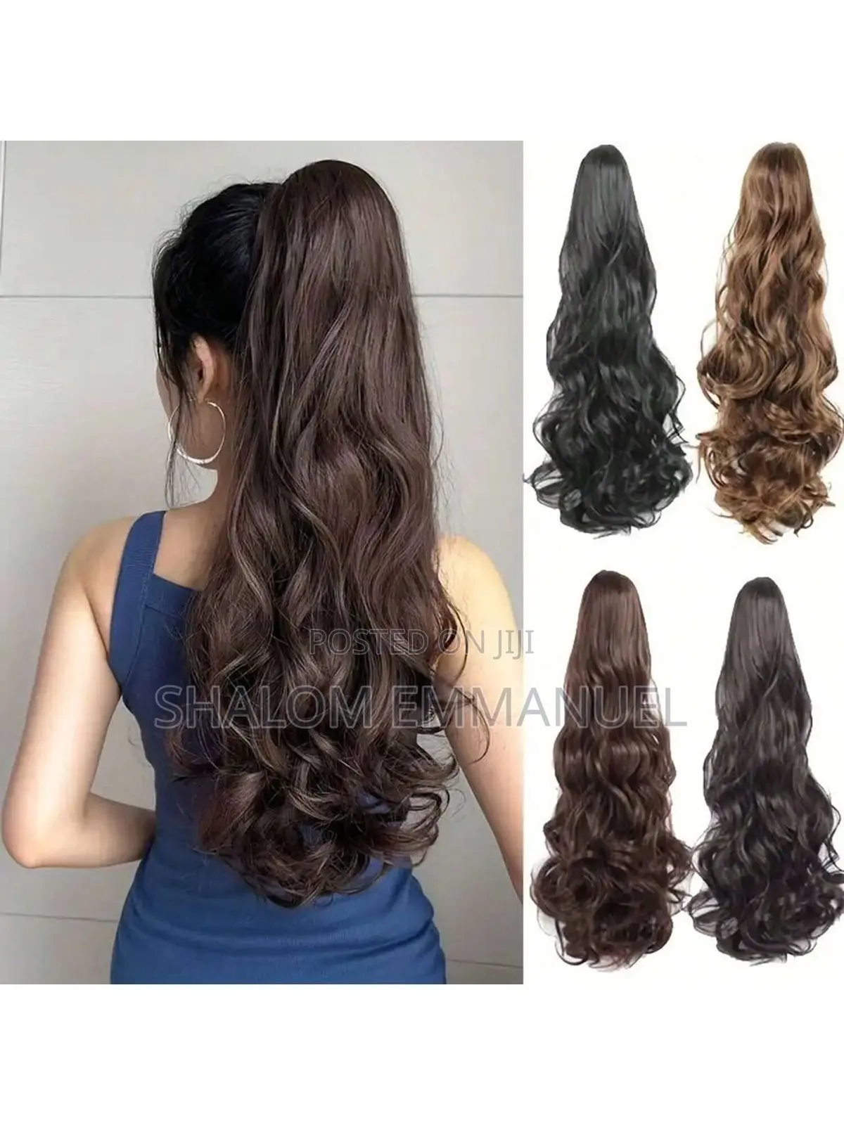 Luxury Ponytail Claw Clip Extension