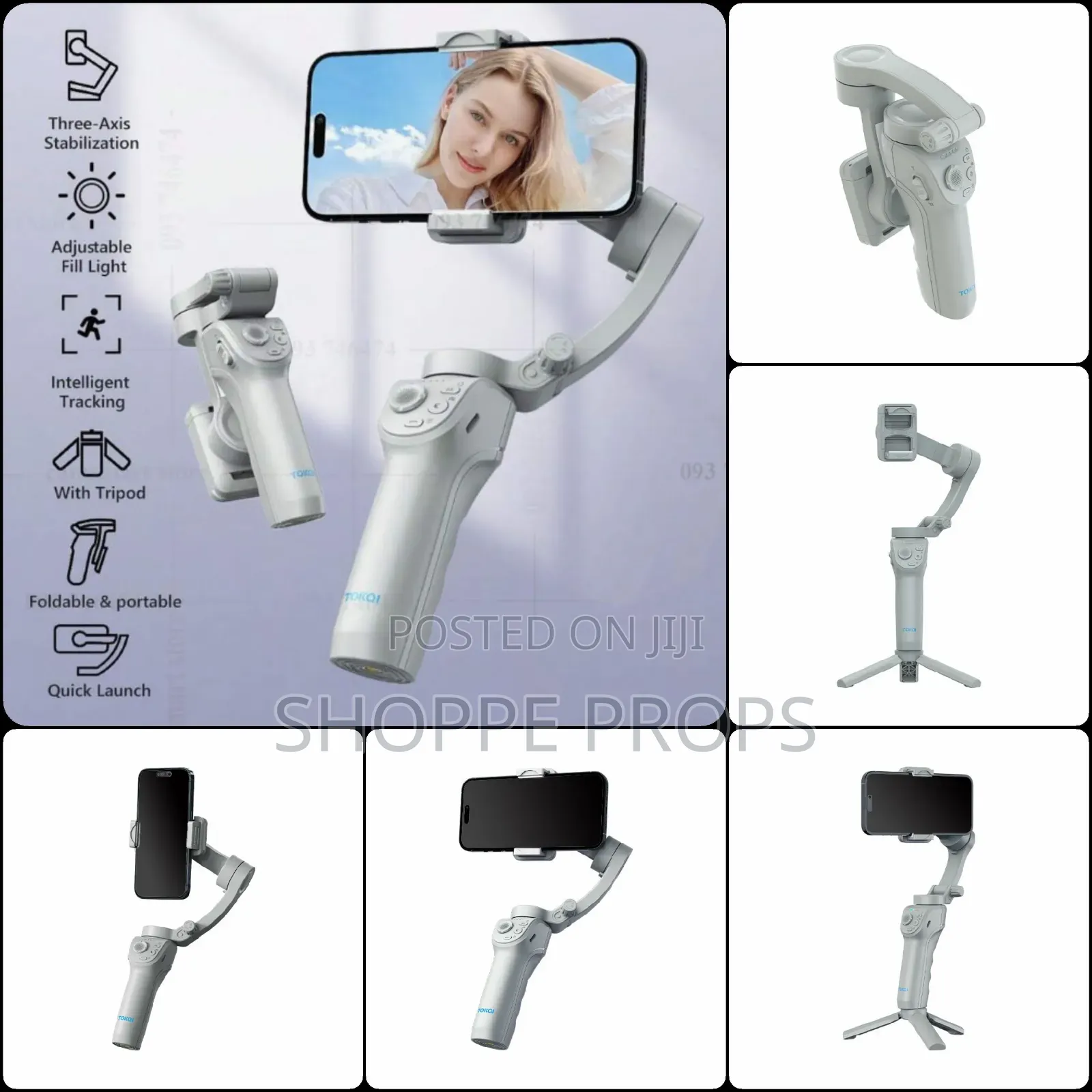 Tokqi M01 3-Axis Handheld Gimbal Mobile Stabilizer