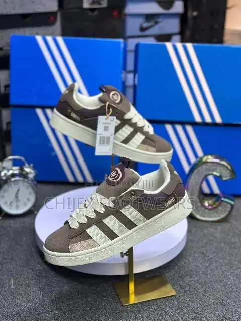 Adidas Campus 00s Sneakers in a Brown and White Colorway