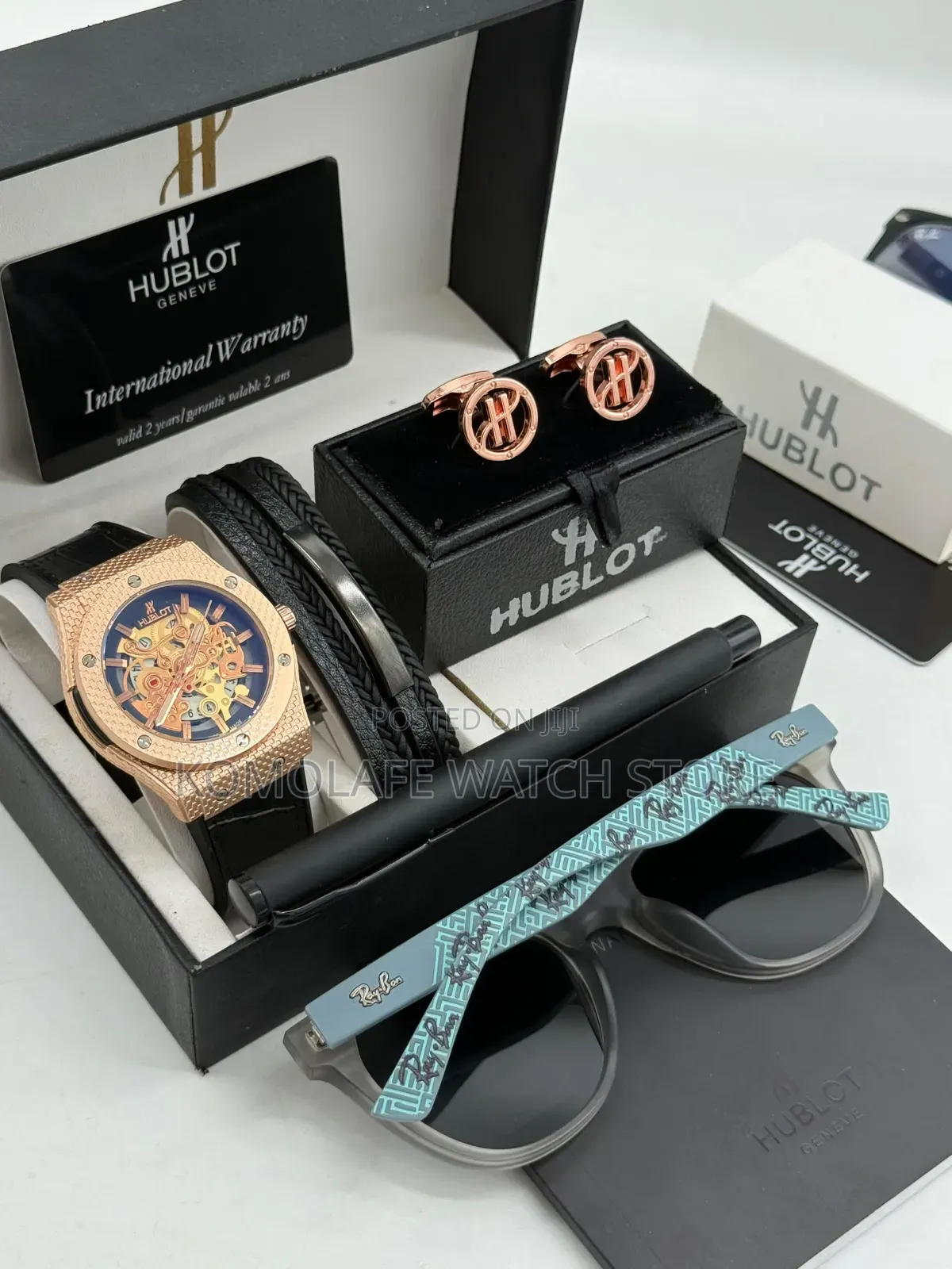Exclusive Hublot Leather Masculine Set