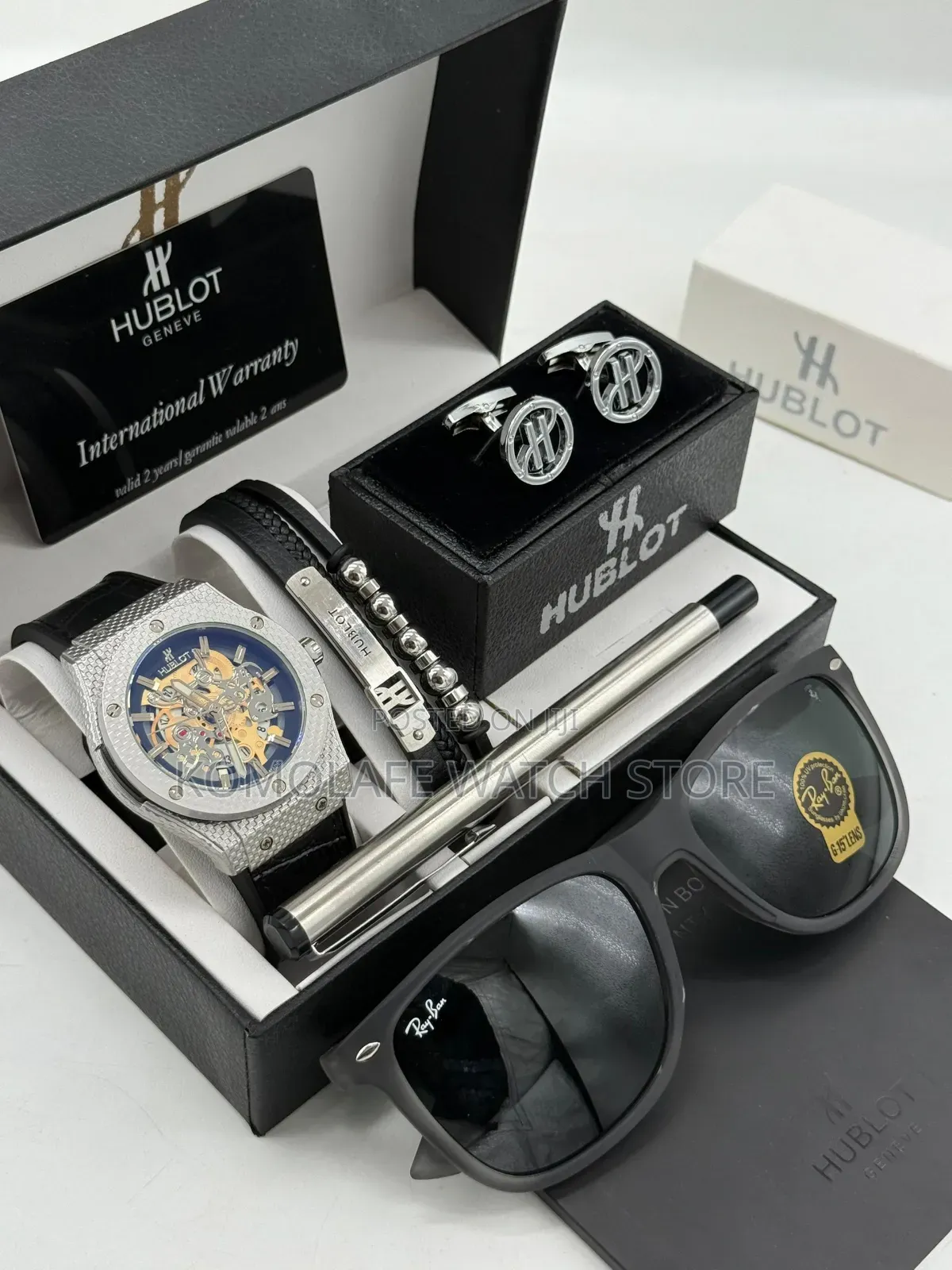 Exclusive Hublot Leather Masculine Set